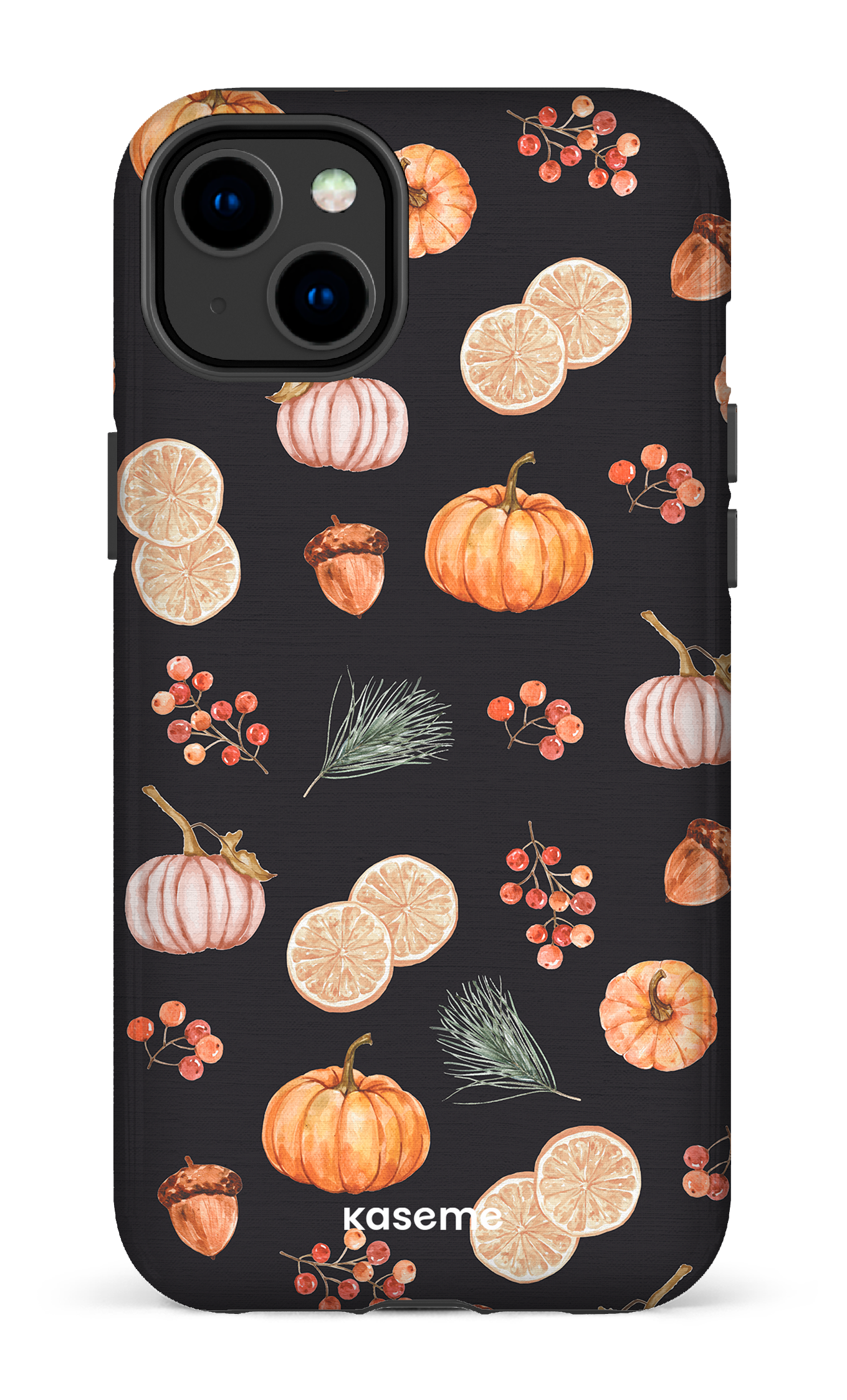 Pumpkin Garden Black - iPhone 14 Plus