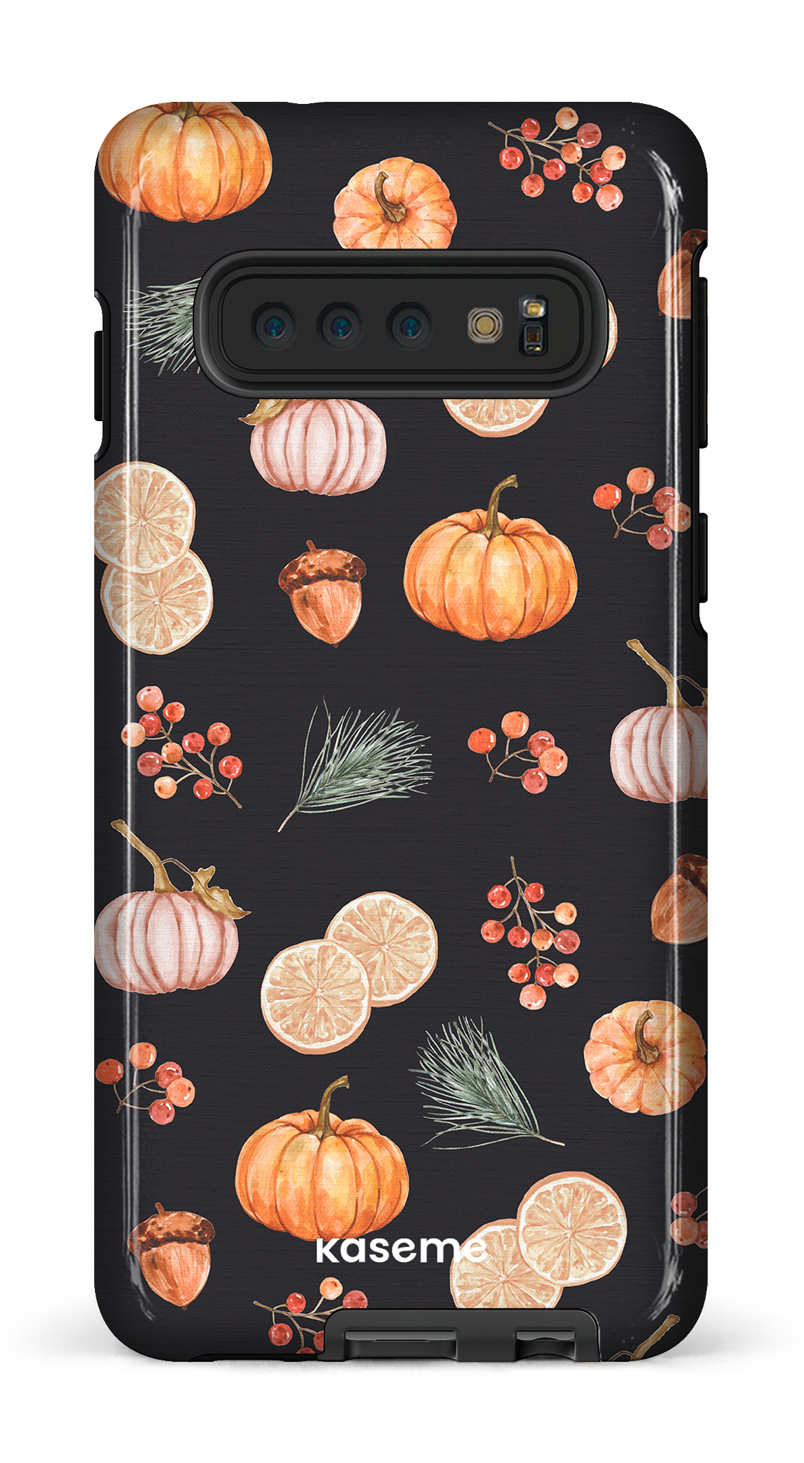 Pumpkin Garden Black - Galaxy S10