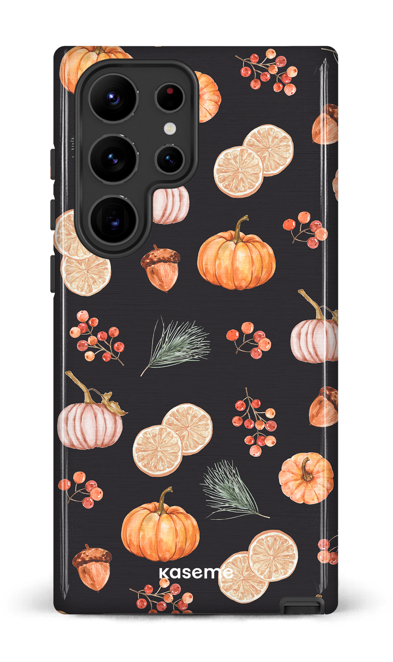 Pumpkin Garden Black - Galaxy S23 Ultra