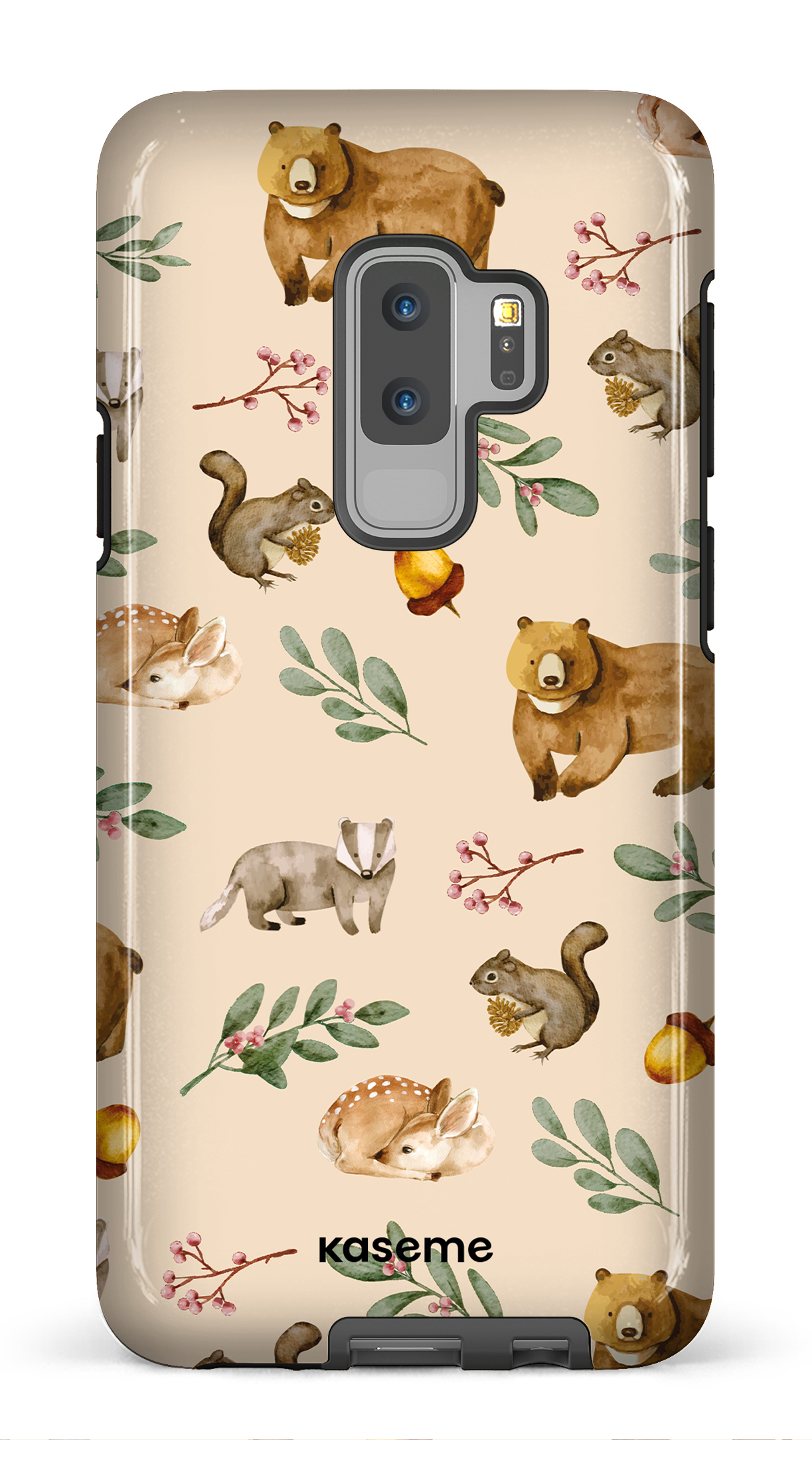 Furry Forest Beige - Galaxy S9 Plus