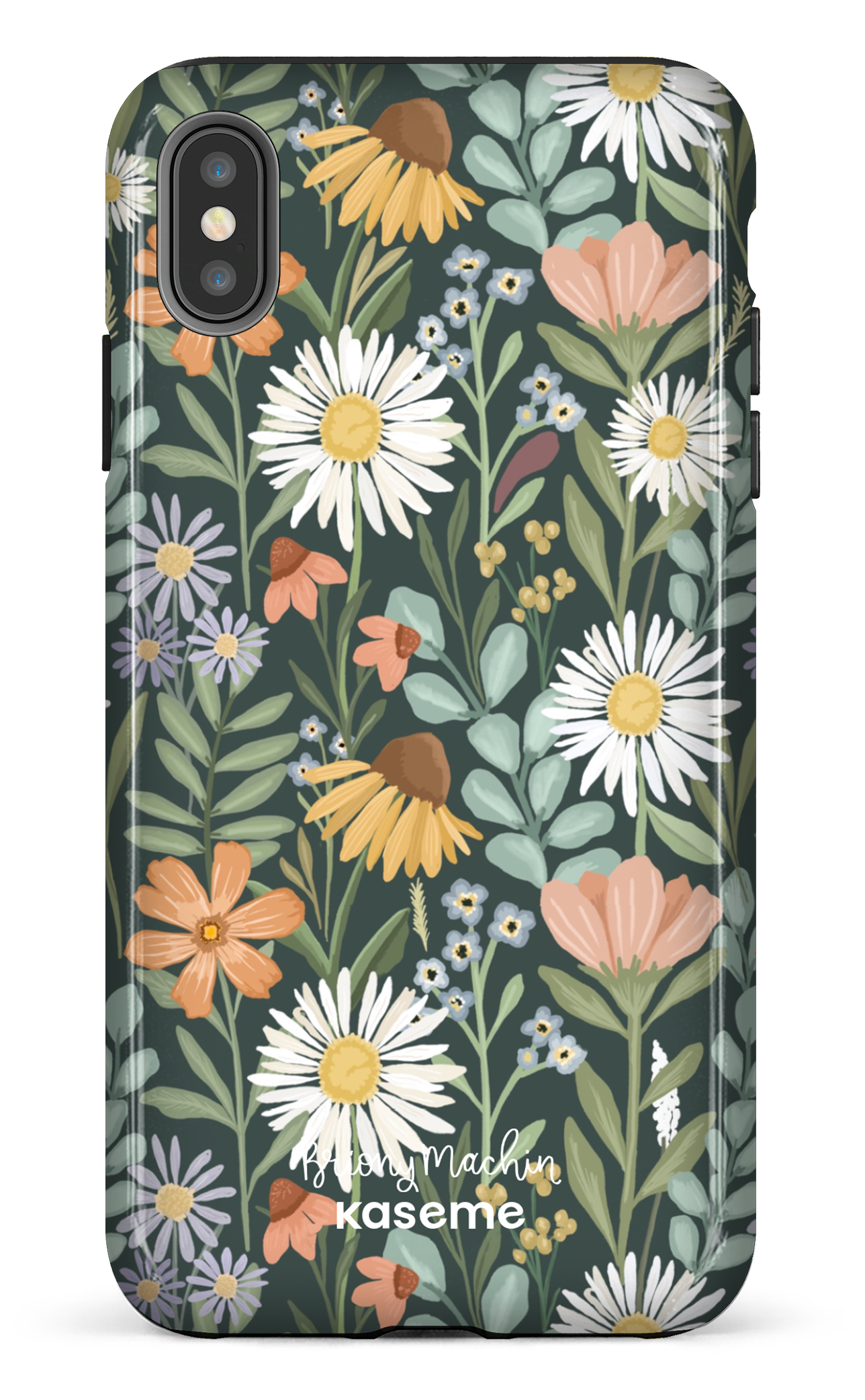 Sending Flowers Green by Briony Machin - iPhone XS Max