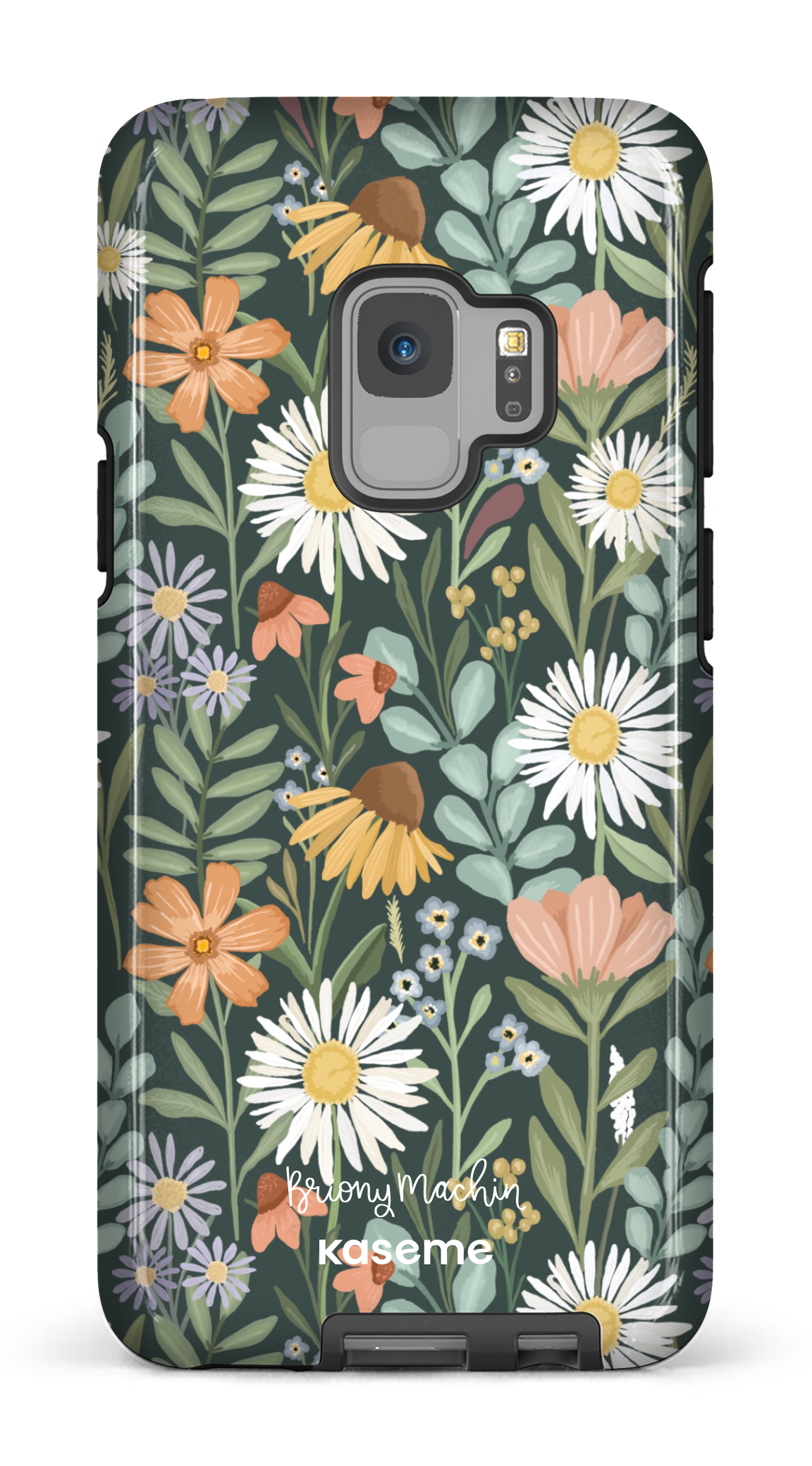 Sending Flowers Green by Briony Machin - Galaxy S9