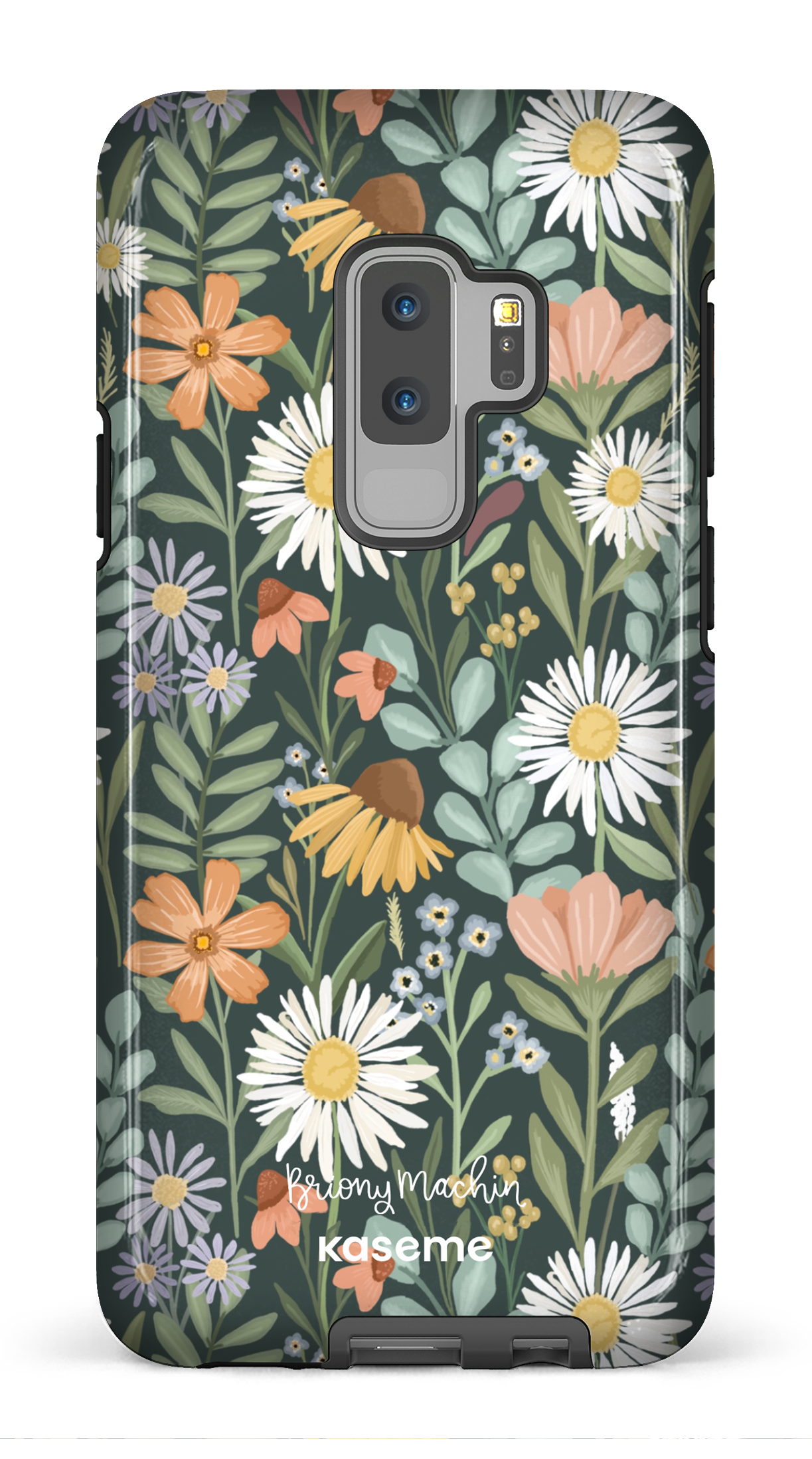 Sending Flowers Green by Briony Machin - Galaxy S9 Plus