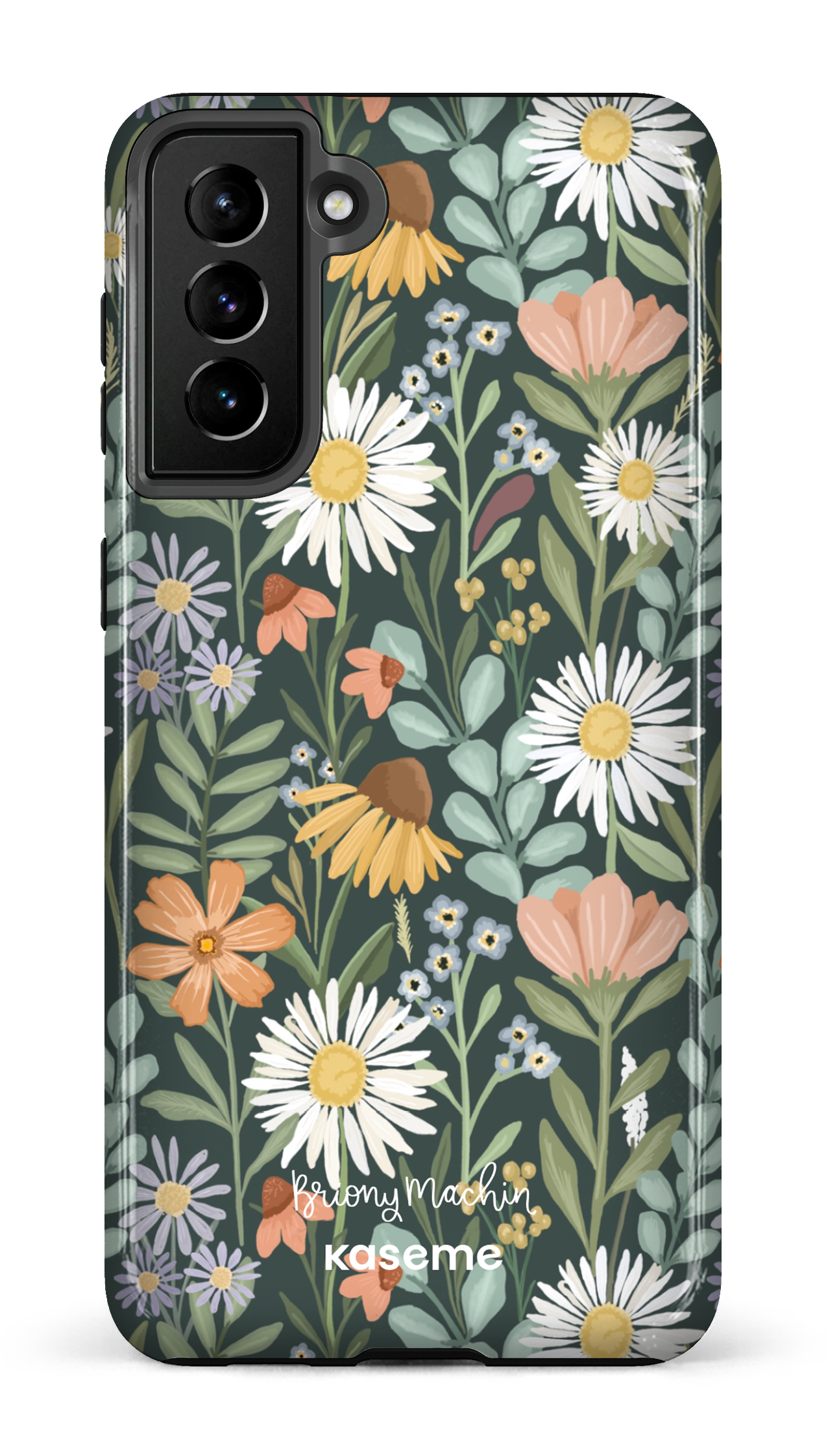 Sending Flowers Green by Briony Machin - Galaxy S21 Plus