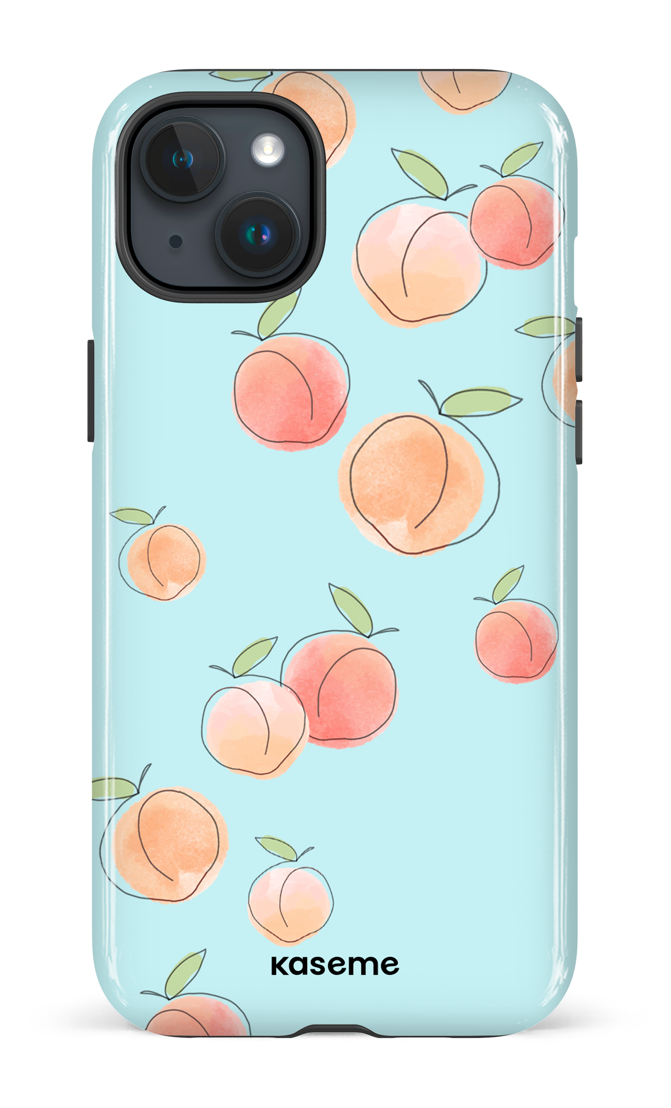 Peachy Blue - iPhone 15 Plus