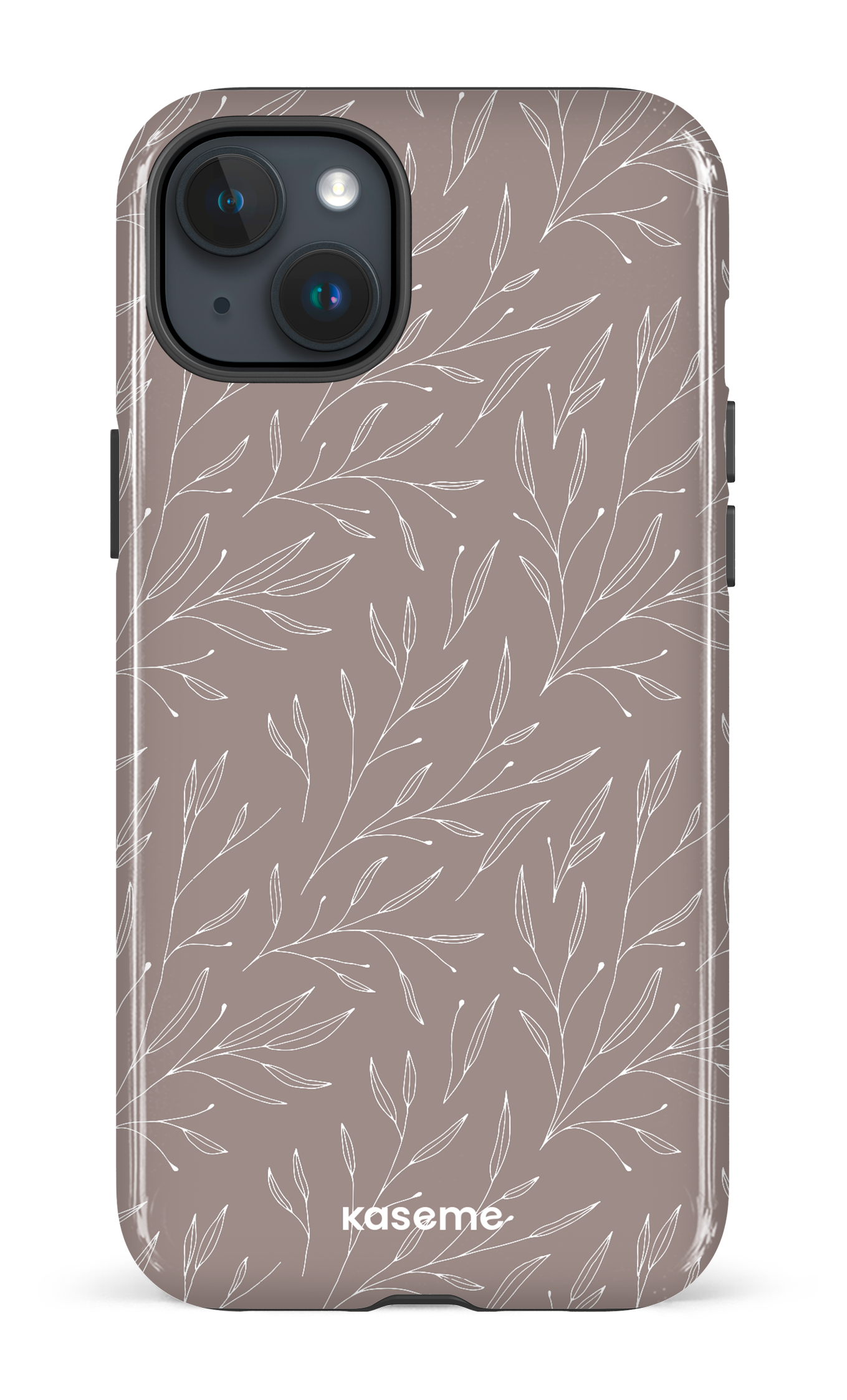 Hibiscus Grey - iPhone 15 Plus