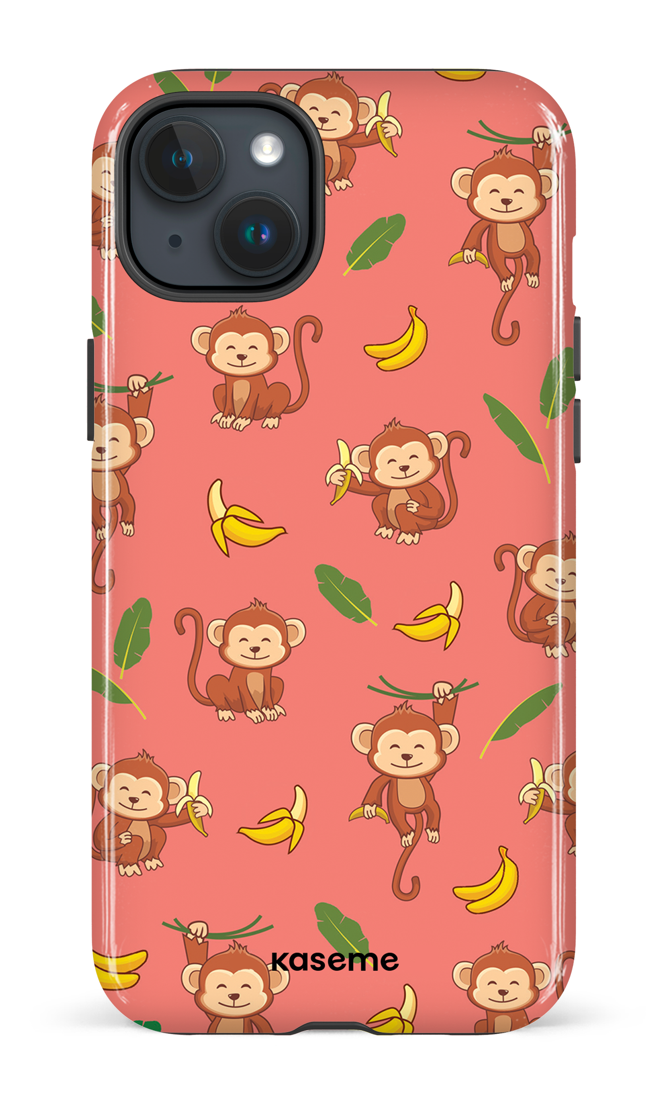 Happy Monkey red - iPhone 15 Plus