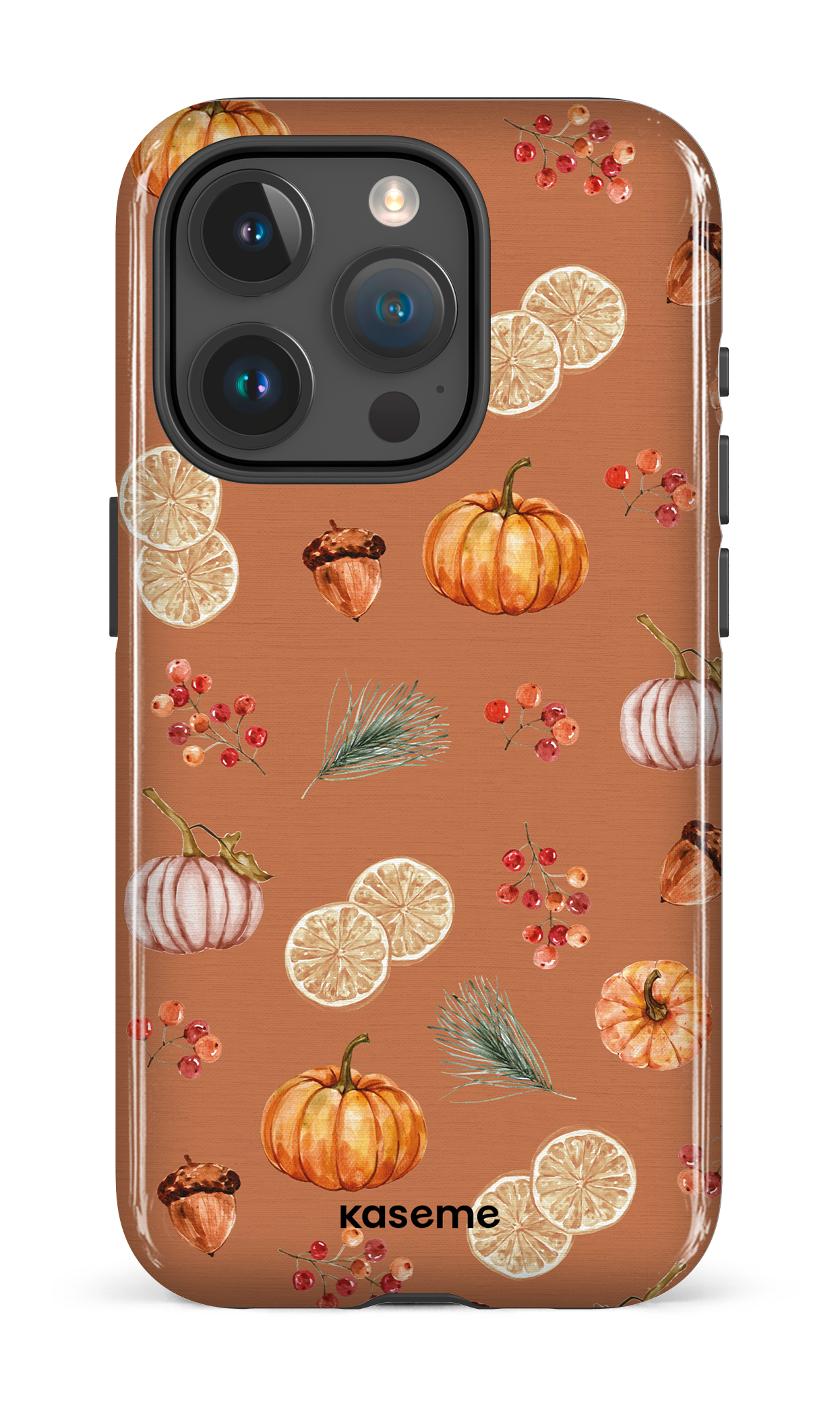 Pumpkin Garden Orange - iPhone 15 Pro