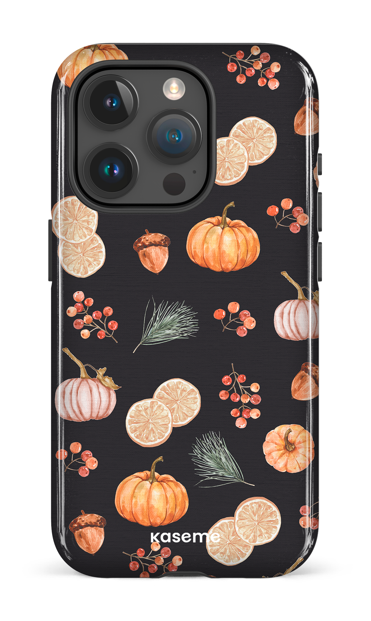 Pumpkin Garden Black - iPhone 15 Pro