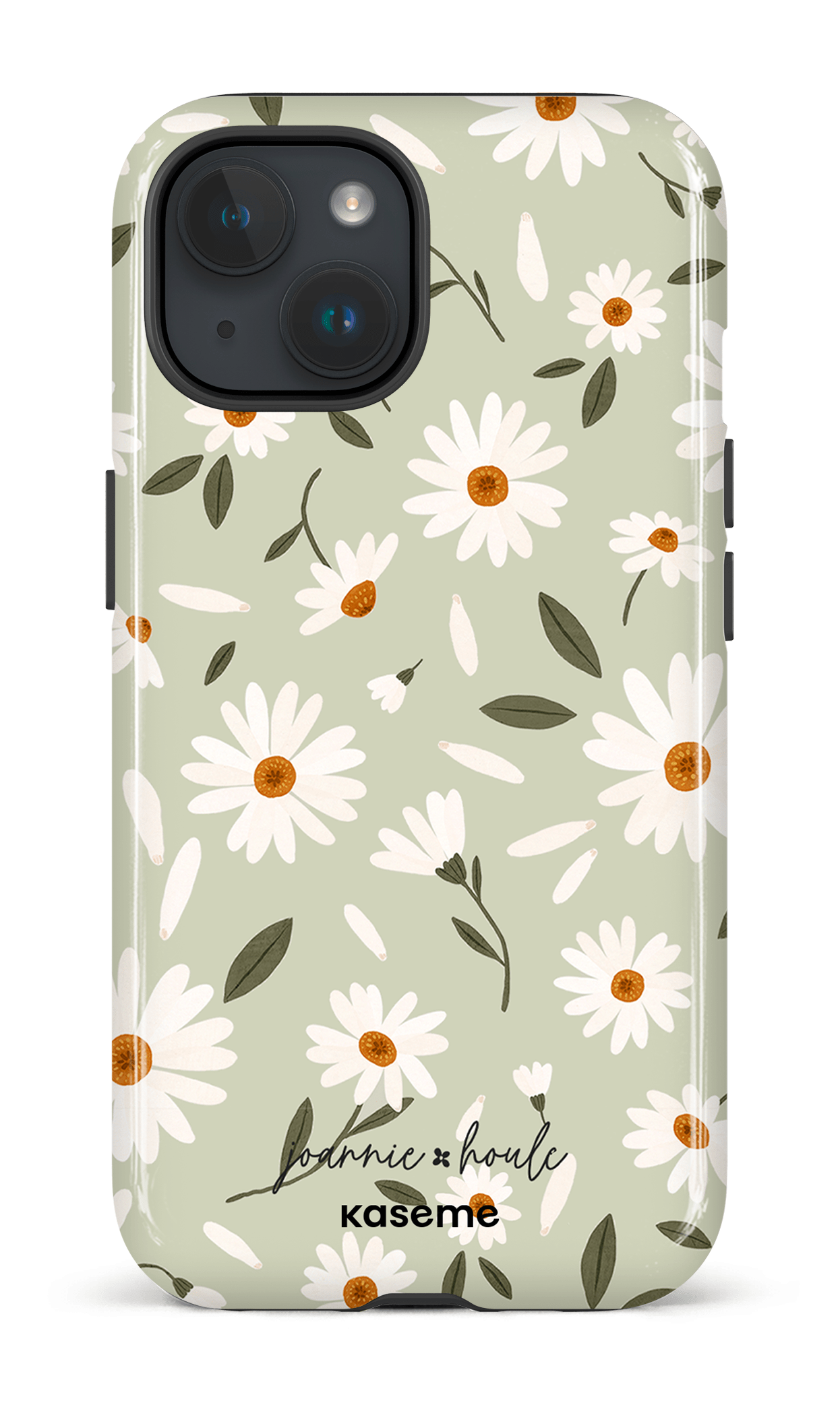 Daisy Bouquet Sage by Joannie Houle - iPhone 15