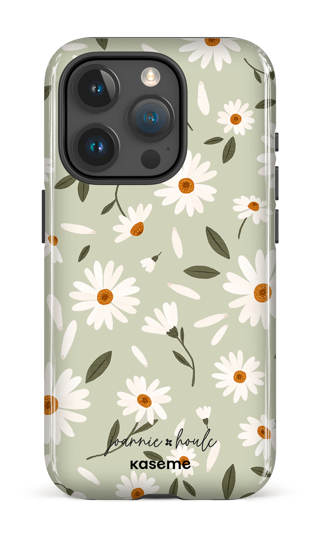 Daisy Bouquet Sage by Joannie Houle - iPhone 15 Pro