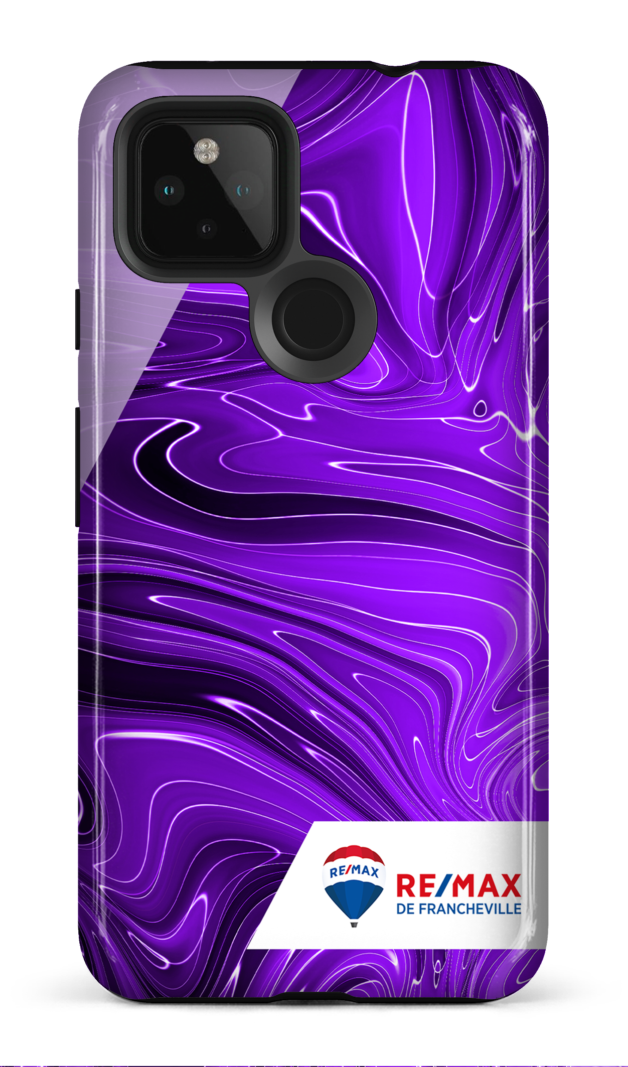 Peinture marbrée sombre violette de Francheville - Google Pixel 4A (5G)