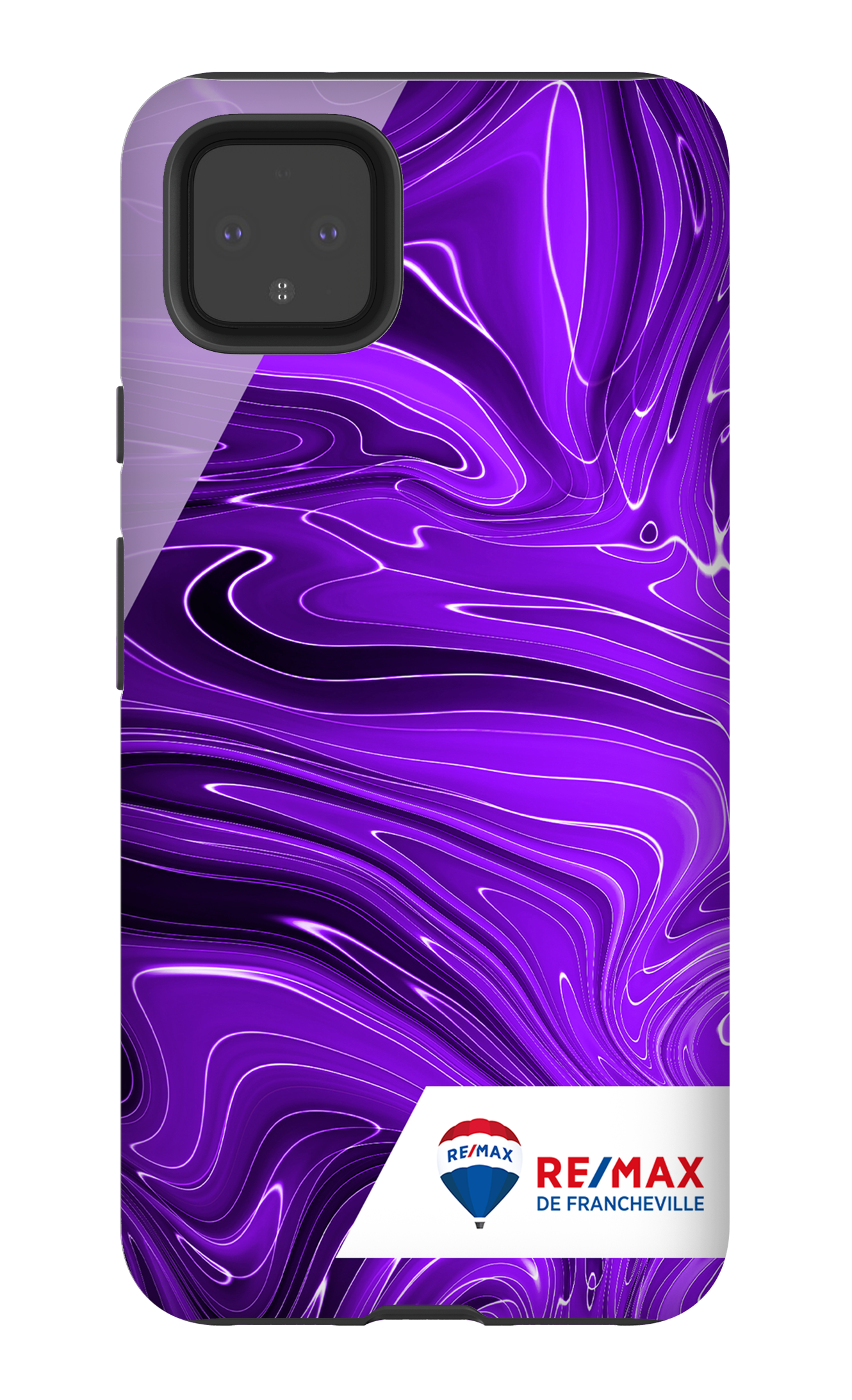 Peinture marbrée sombre violette de Francheville - Google Pixel 4 XL