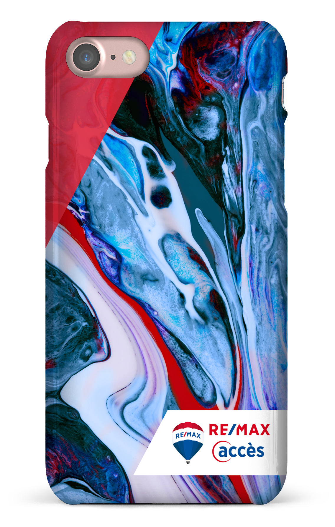 Peinture marbrée claire - iPhone SE 2020 / 2022