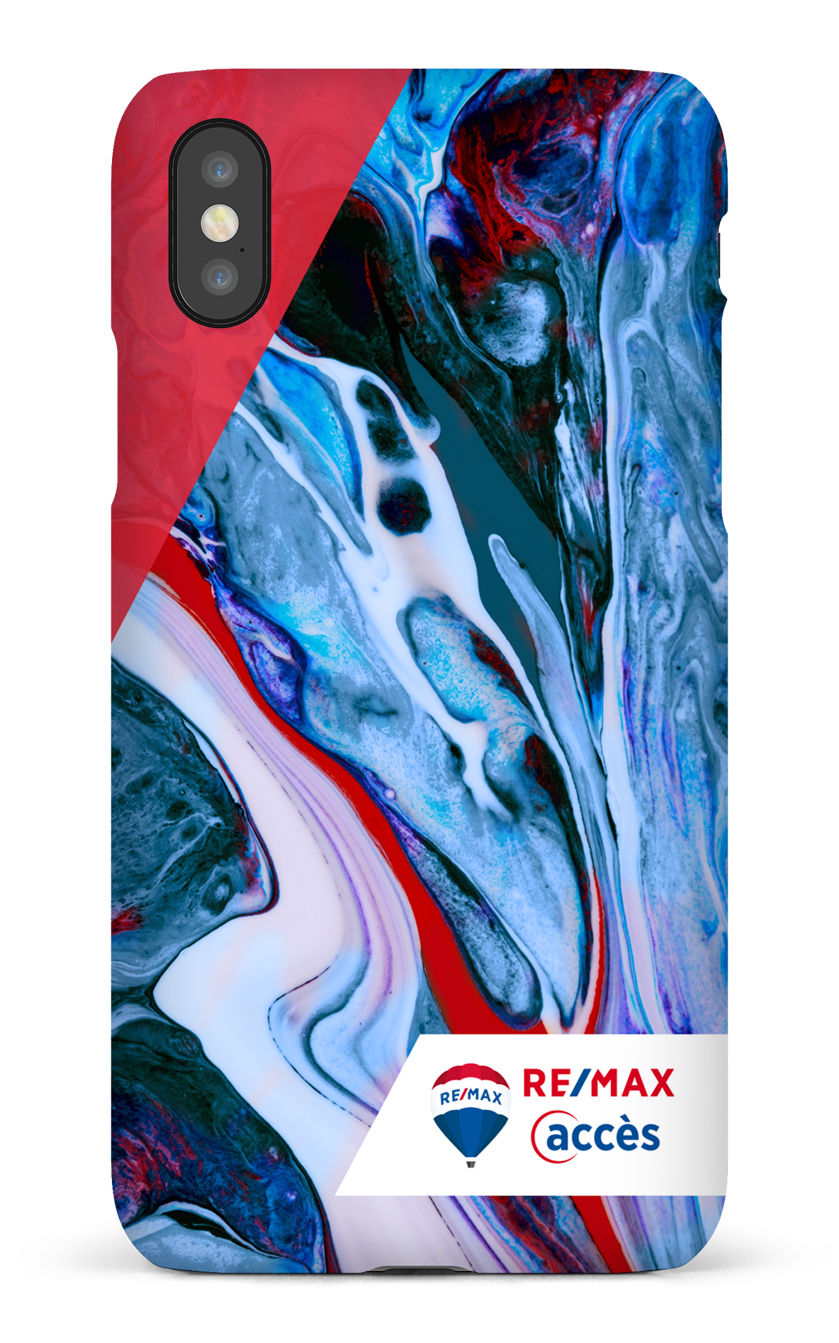 Peinture marbrée claire - iPhone X/Xs