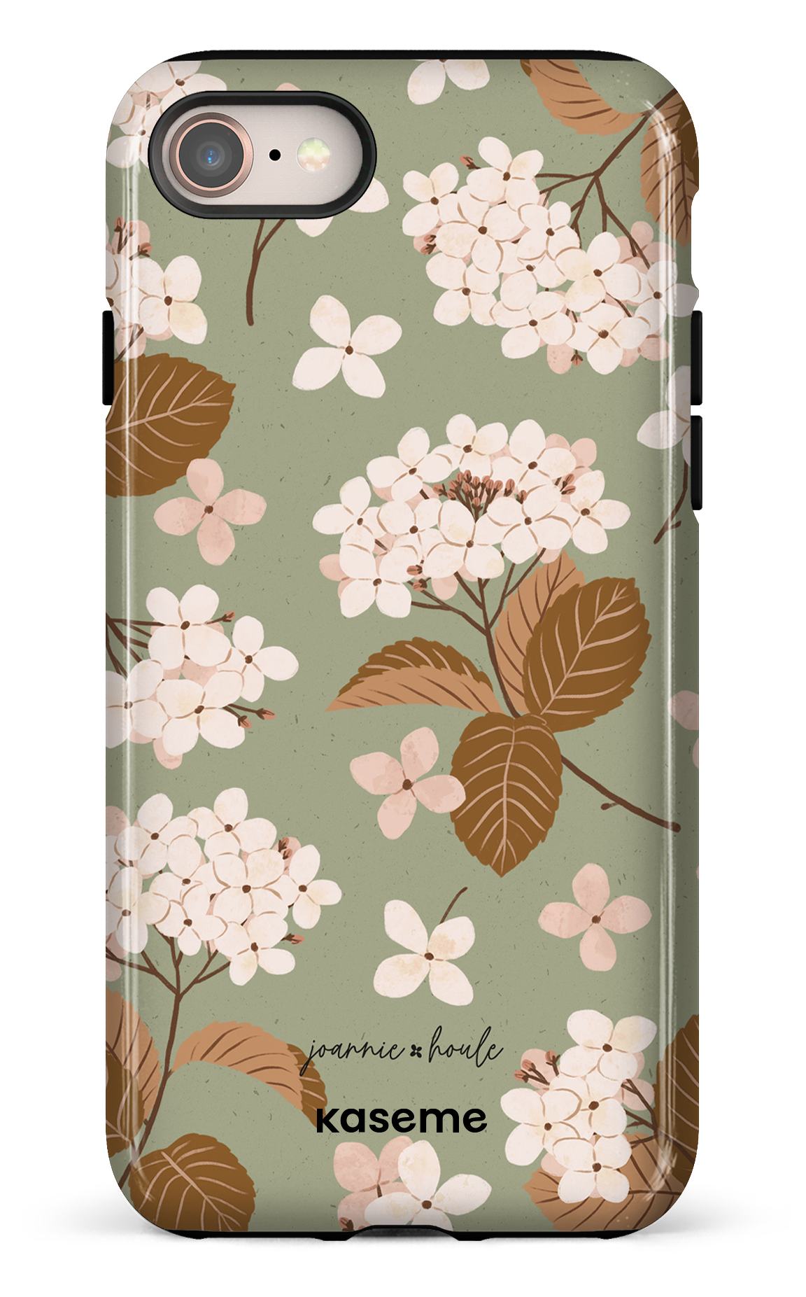 Hydrangeas Green by Joannie Houle - iPhone 8
