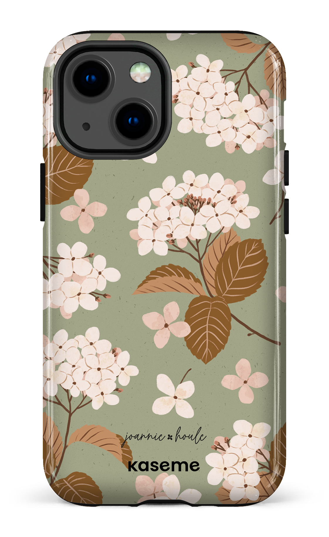Hydrangeas Green by Joannie Houle - iPhone 13 Mini