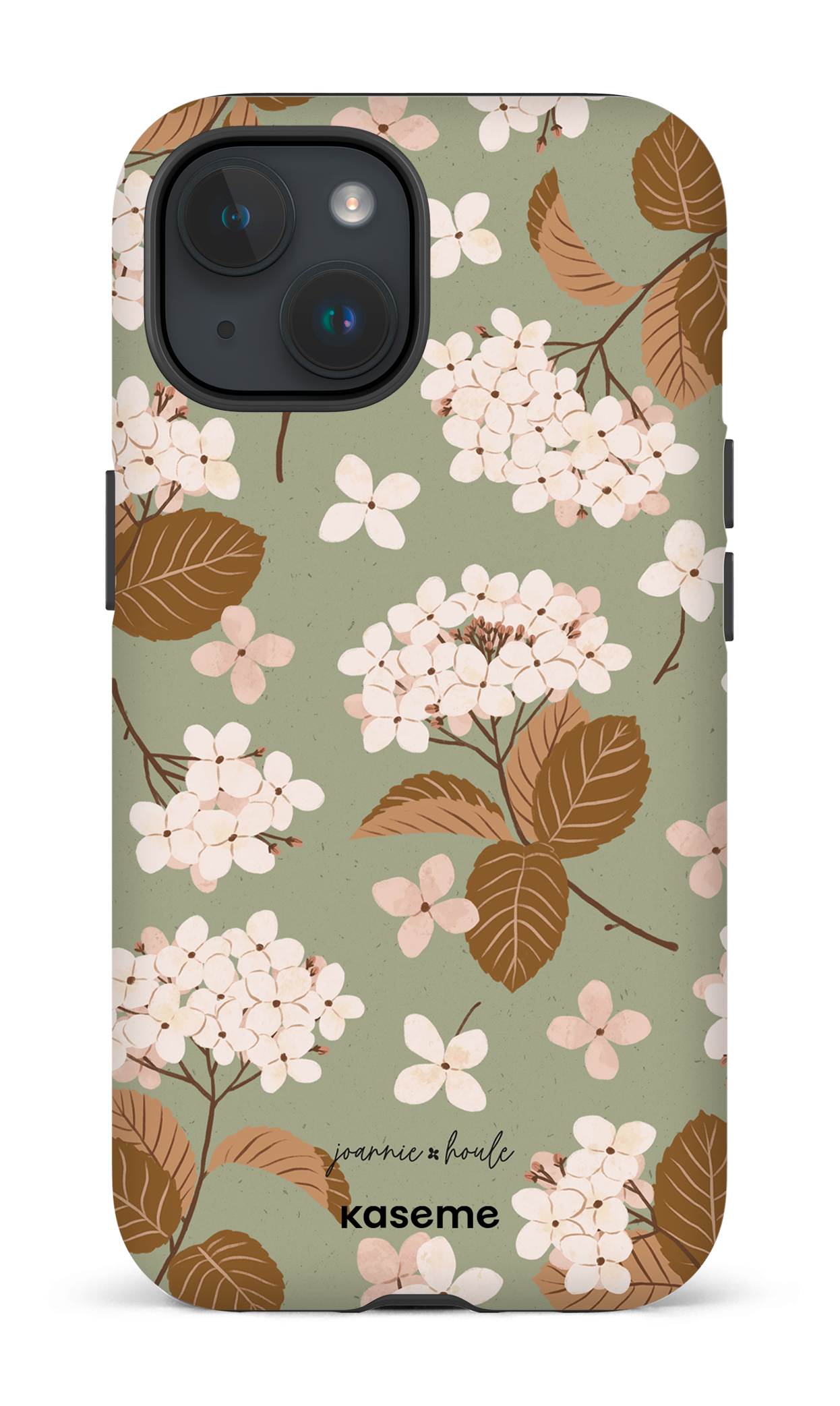 Hydrangeas Green by Joannie Houle - iPhone 15