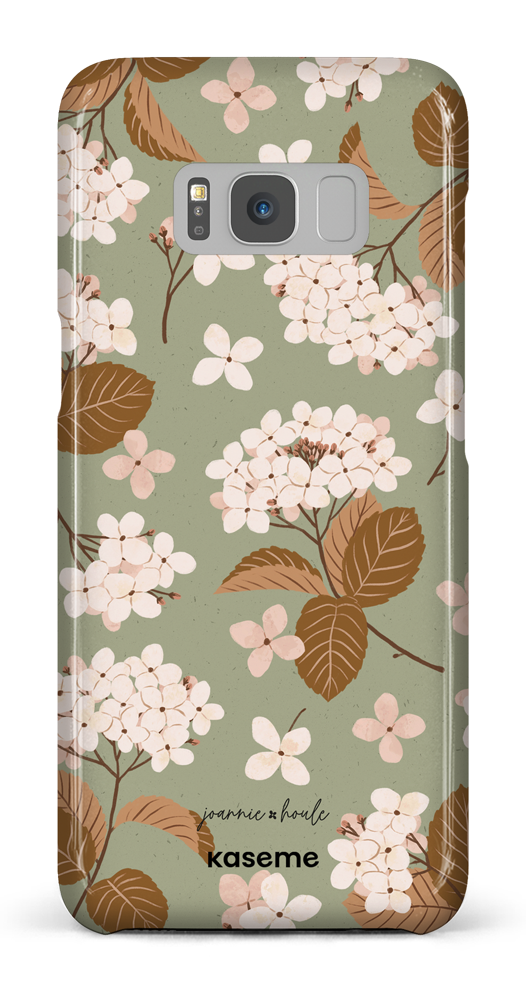 Hydrangeas Green by Joannie Houle - Galaxy S8