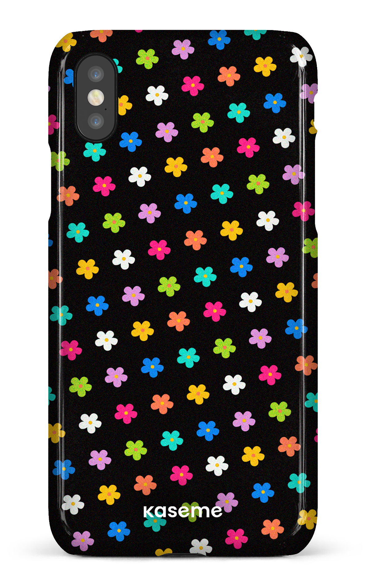 Joyful Flowers Black - iPhone X/Xs