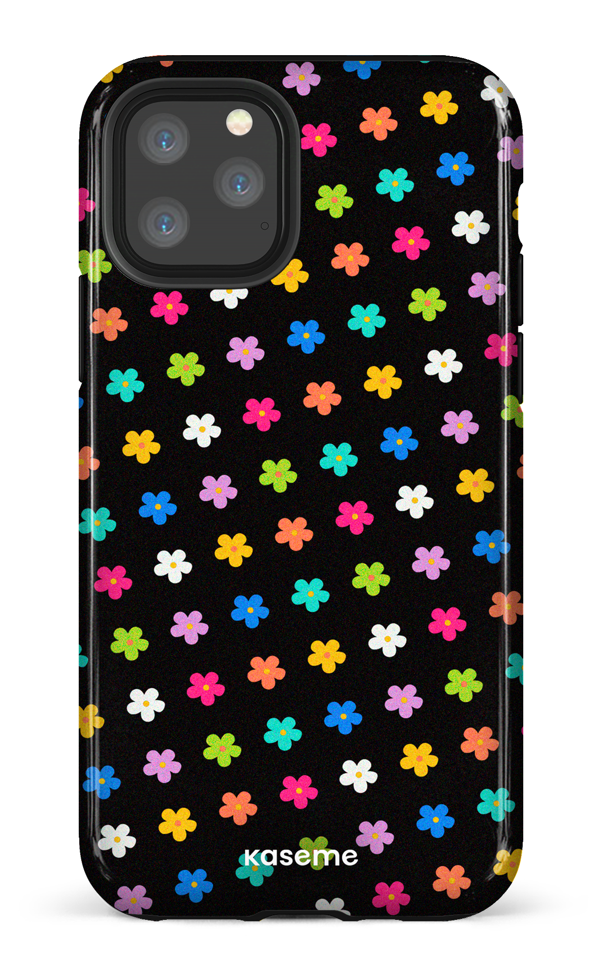 Joyful Flowers Black - iPhone 11 Pro