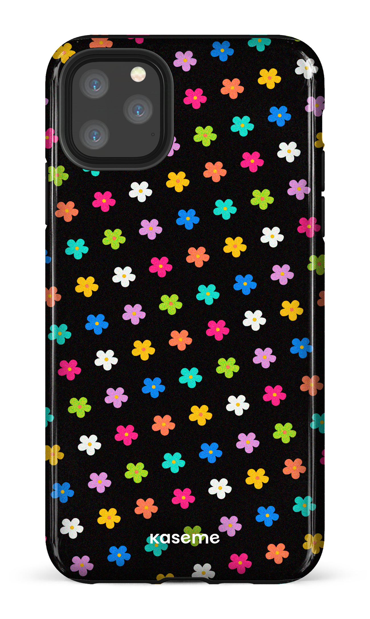 Joyful Flowers Black - iPhone 11 Pro Max