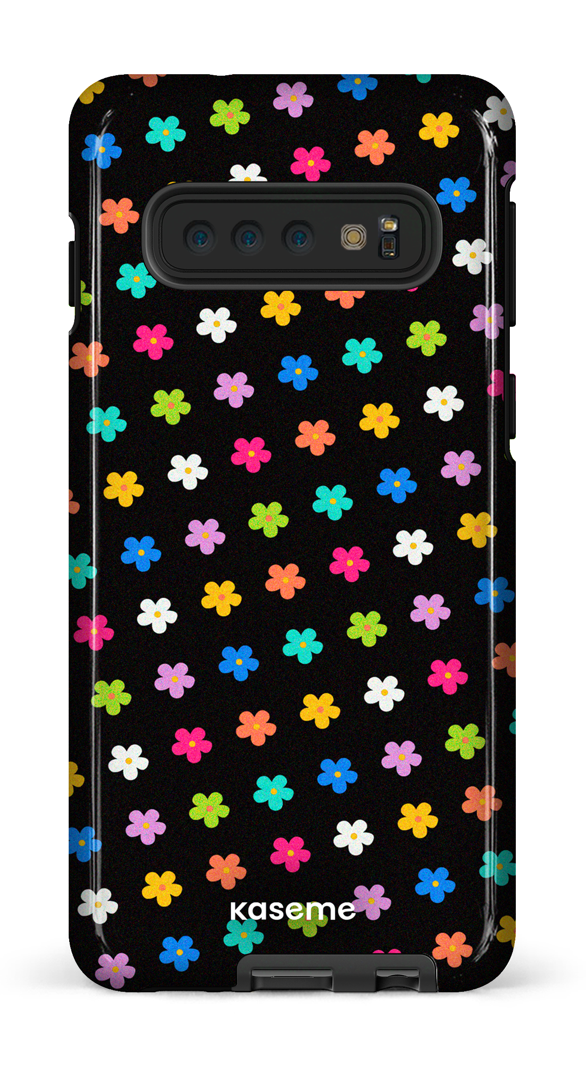 Joyful Flowers Black - Galaxy S10
