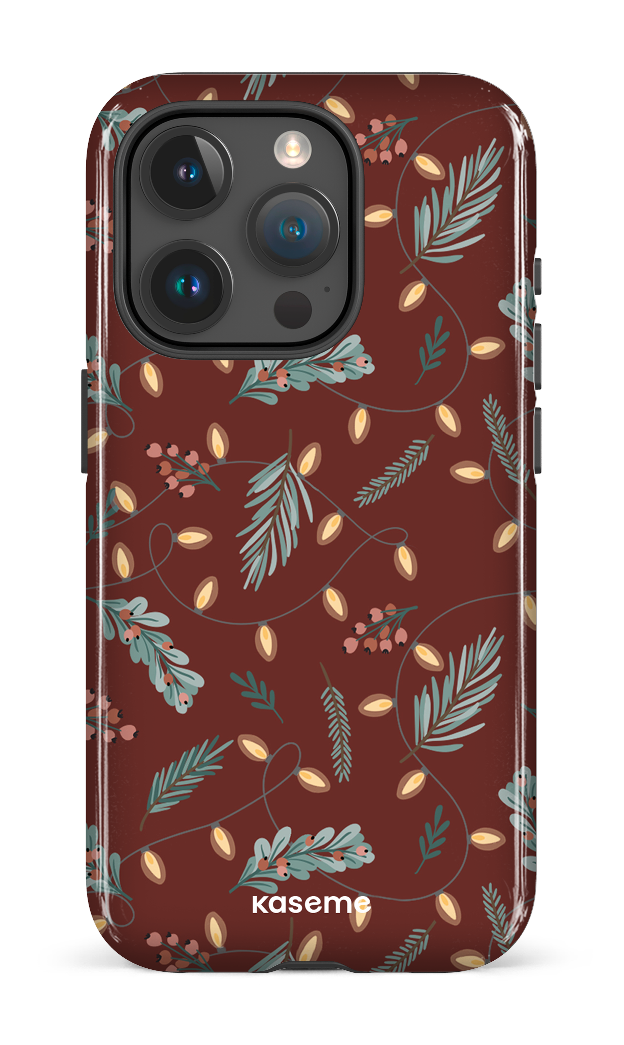 Cozy winter night red - iPhone 15 Pro