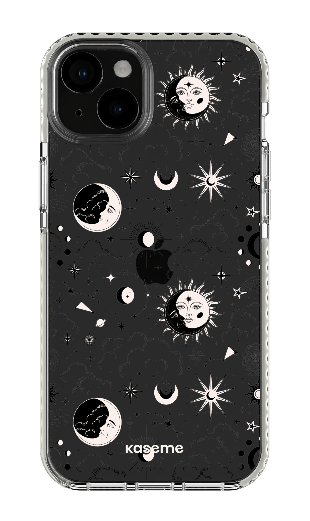 Milky Way Black Clear Case - iPhone 15 Plus