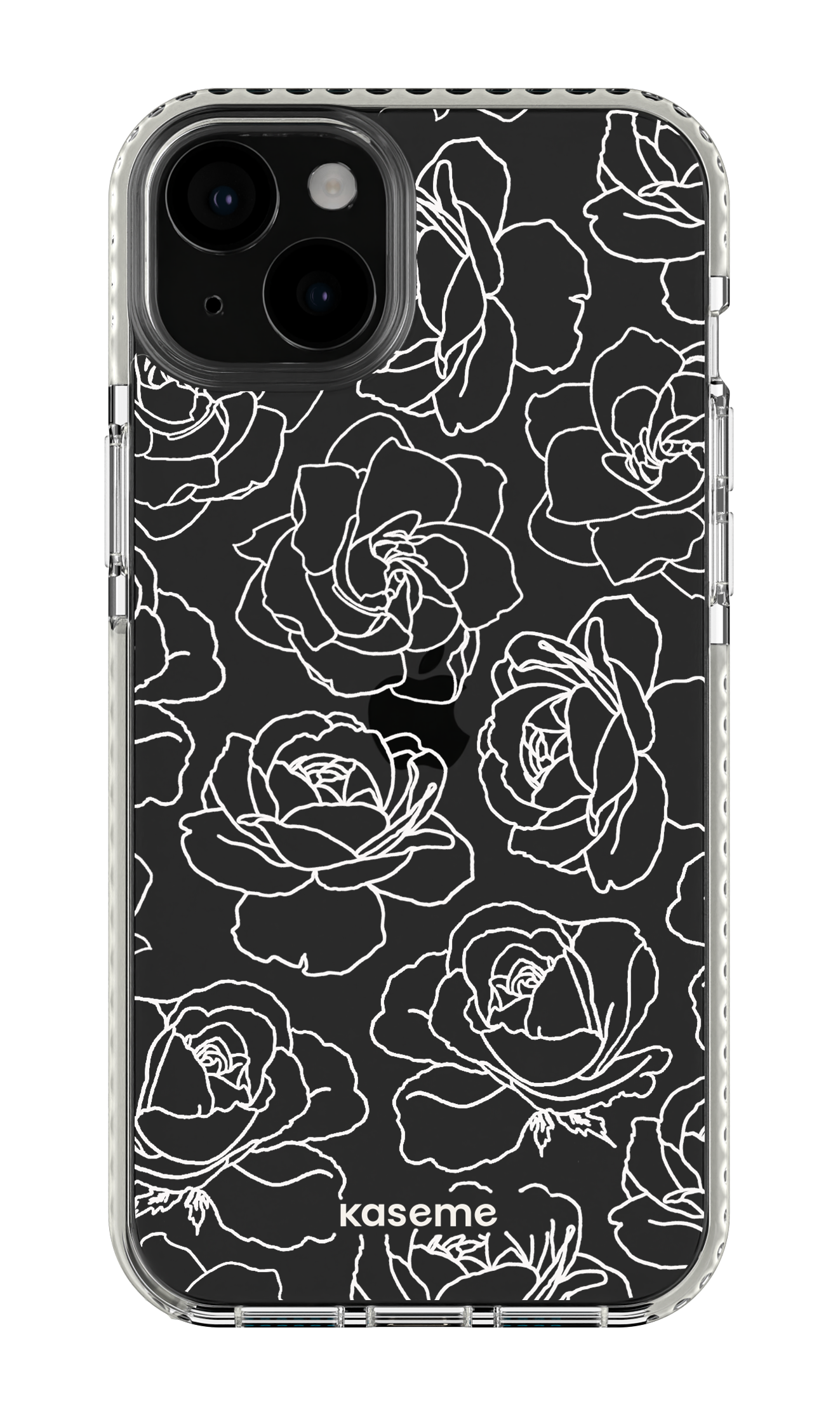 Polar Flowers Clear Case - iPhone 15 Plus