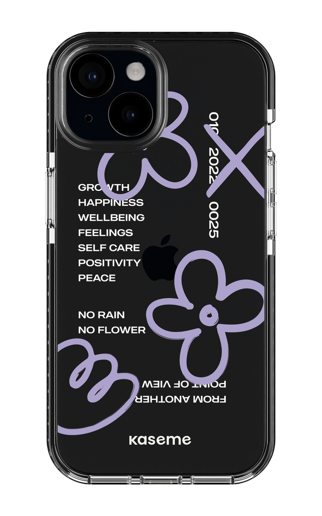 Feelings purple clear case - iPhone 15
