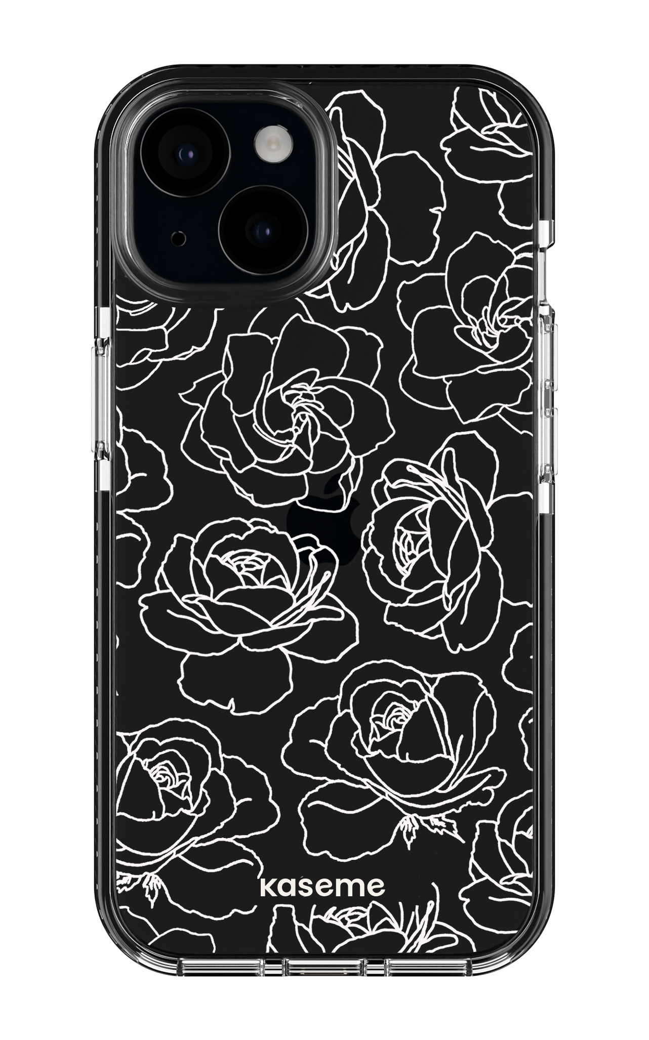 Polar Flowers Clear Case - iPhone 15