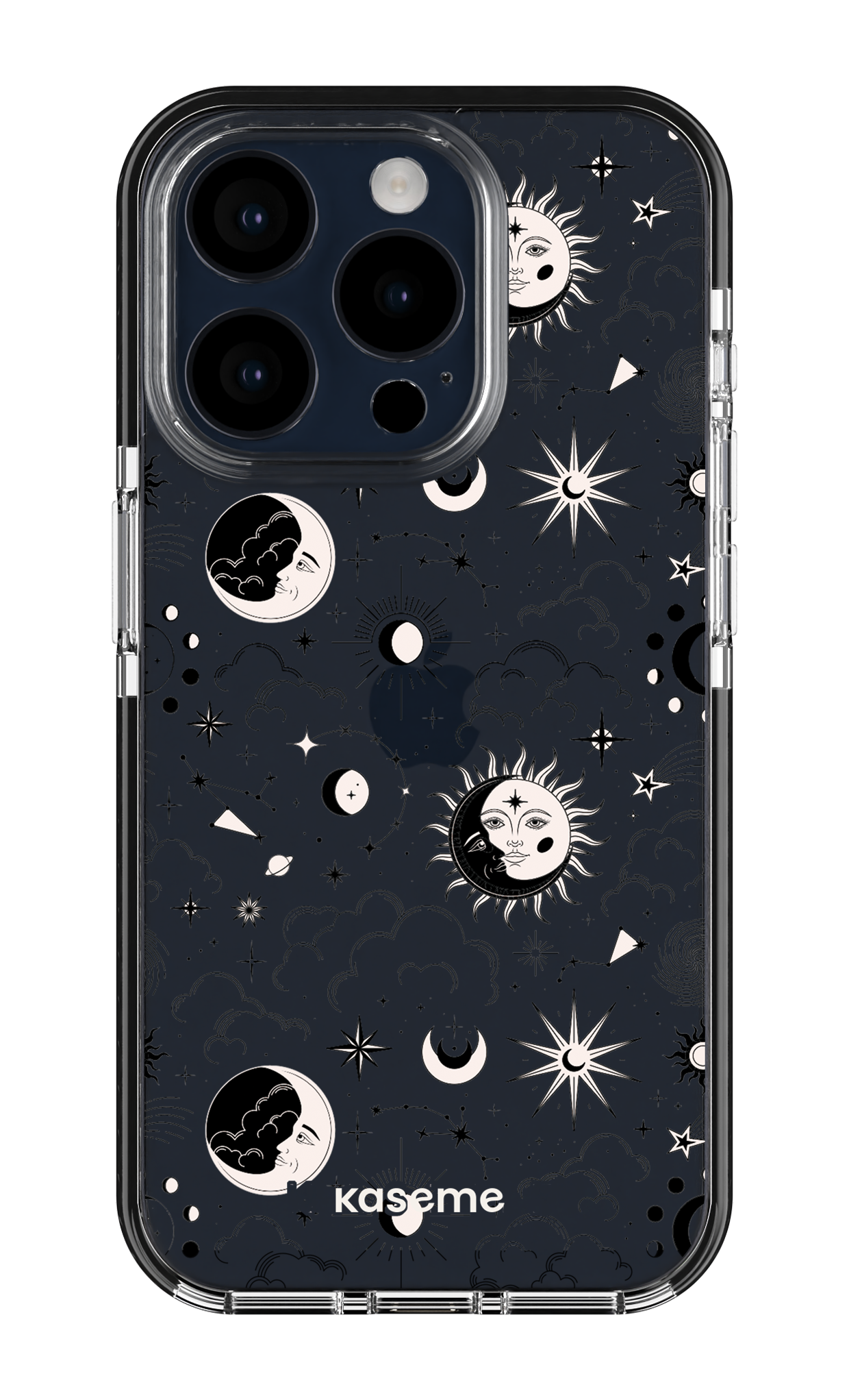 Milky Way Black Clear Case - iPhone 15 Pro