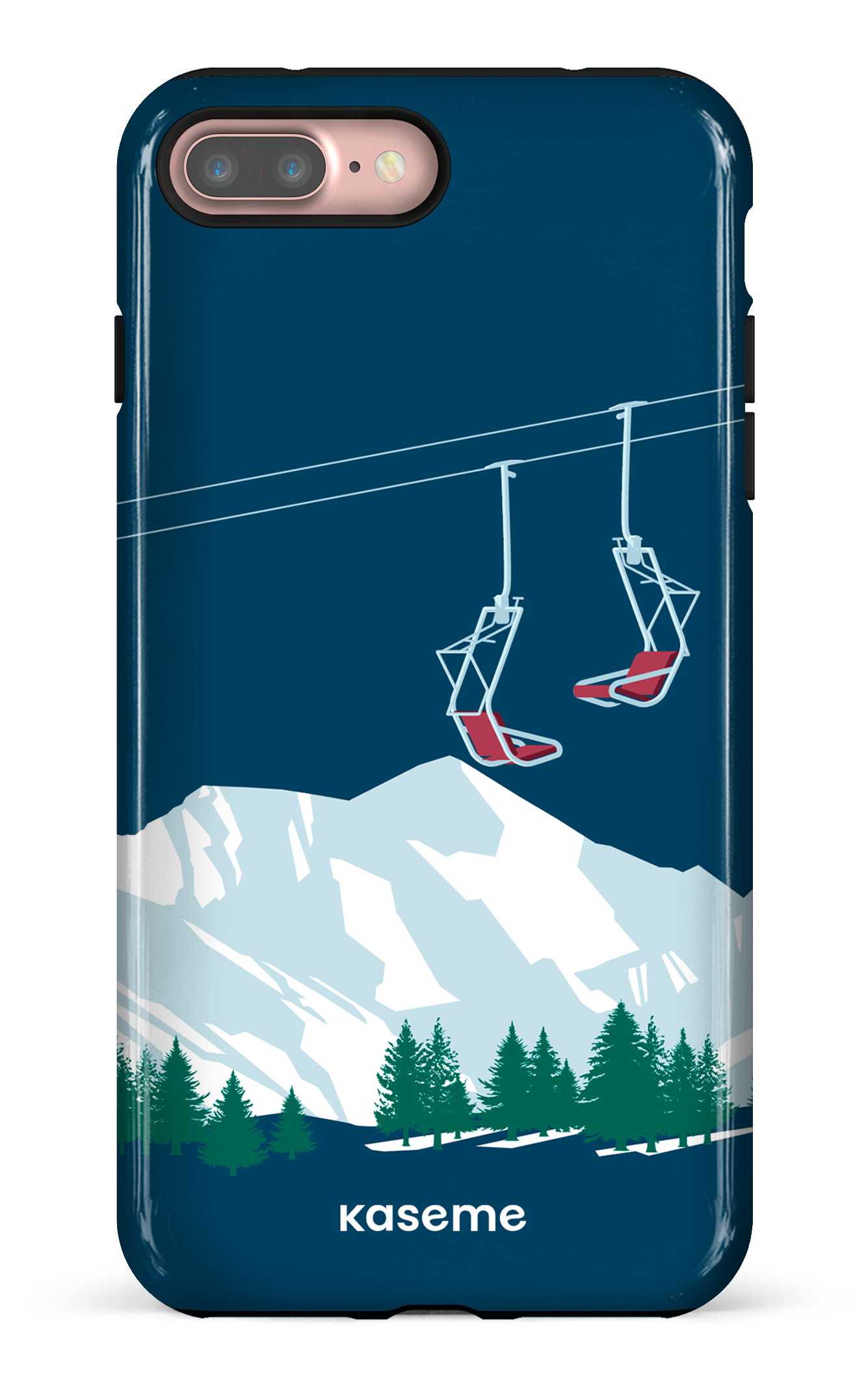 Ski Lift Blue - iPhone 7 Plus