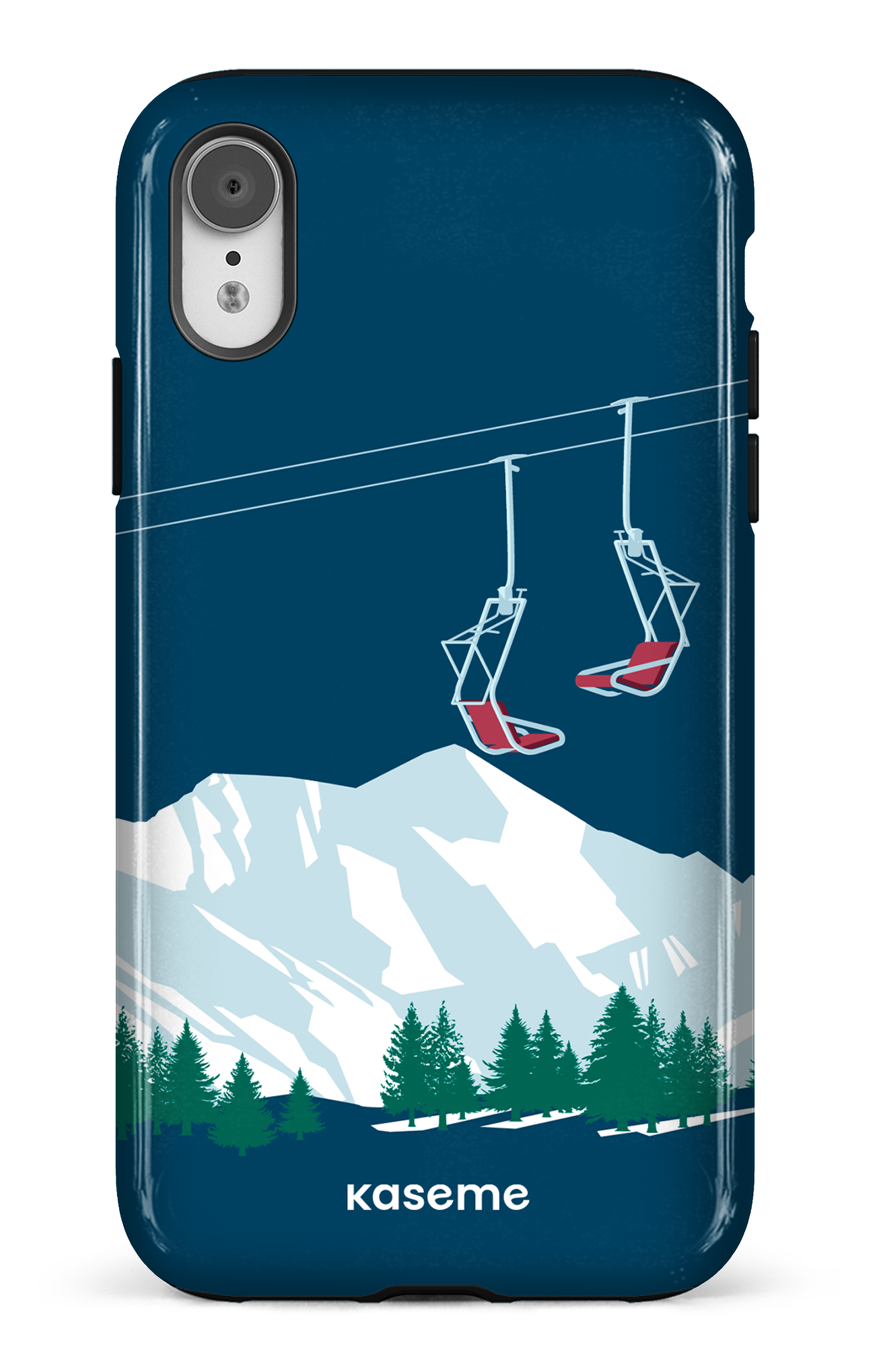 Ski Lift Blue - iPhone XR