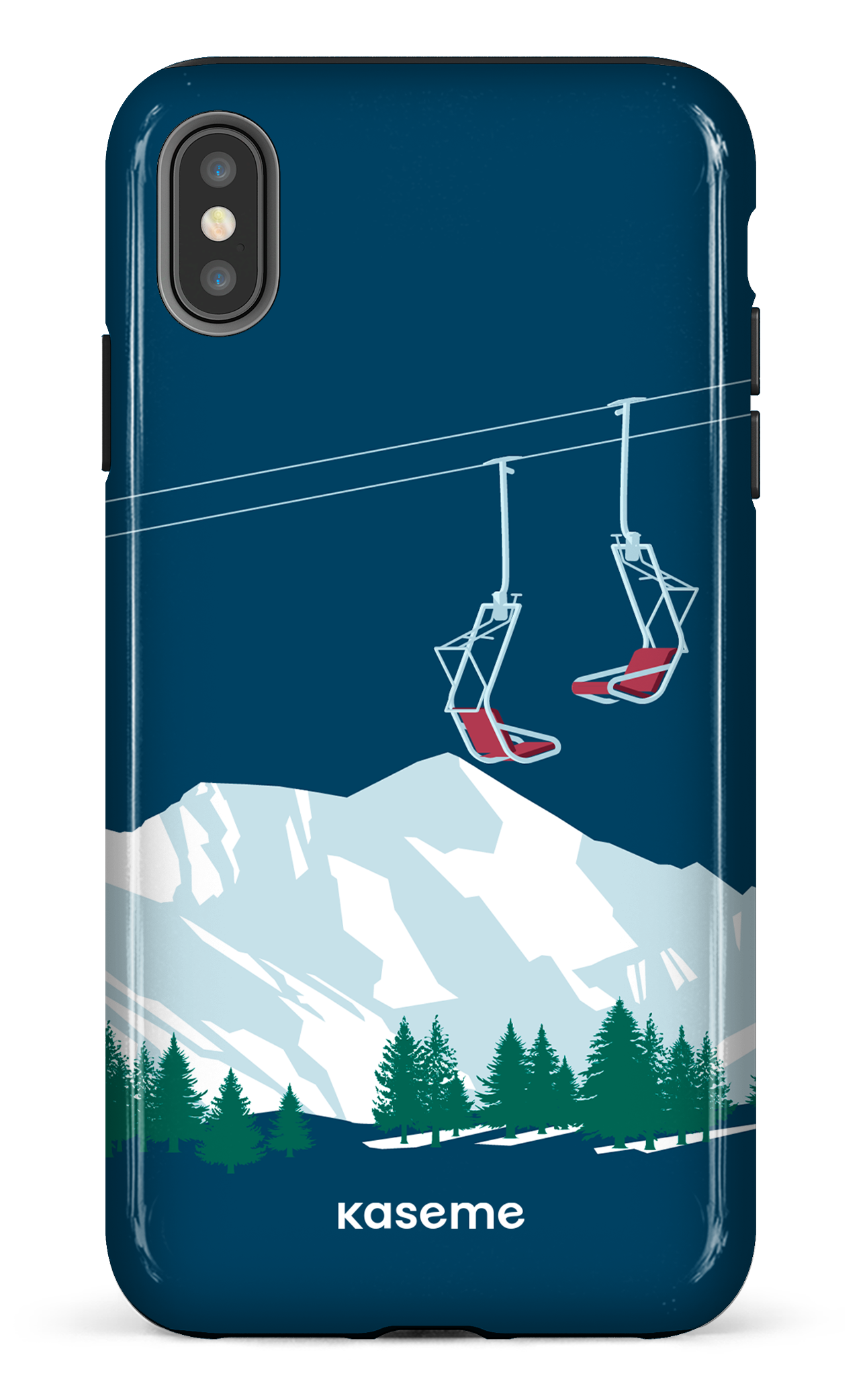 Ski Lift Blue - iPhone XS Max