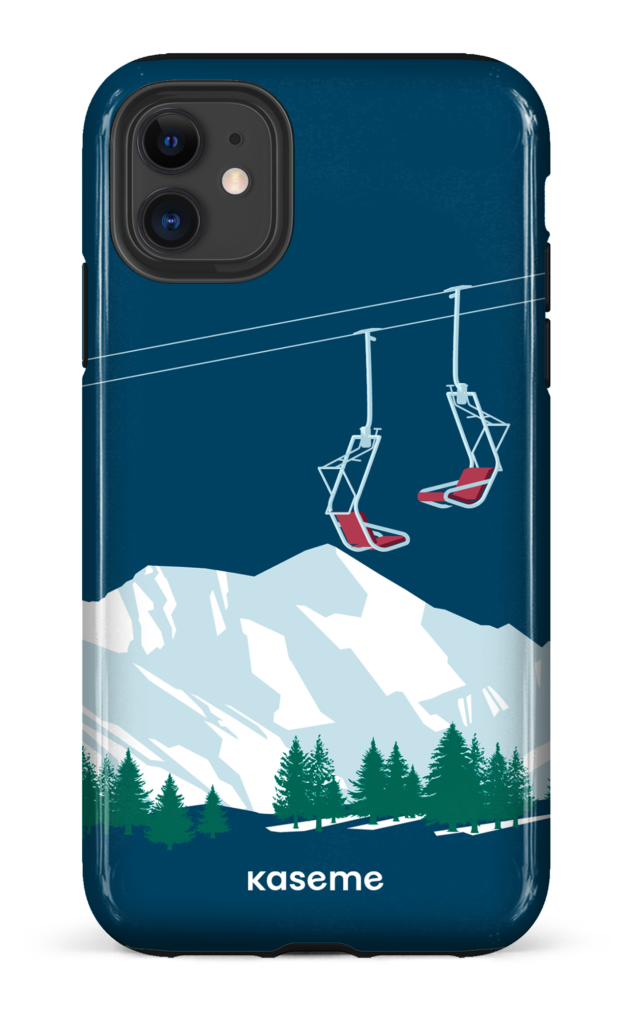 Ski Lift Blue - iPhone 11