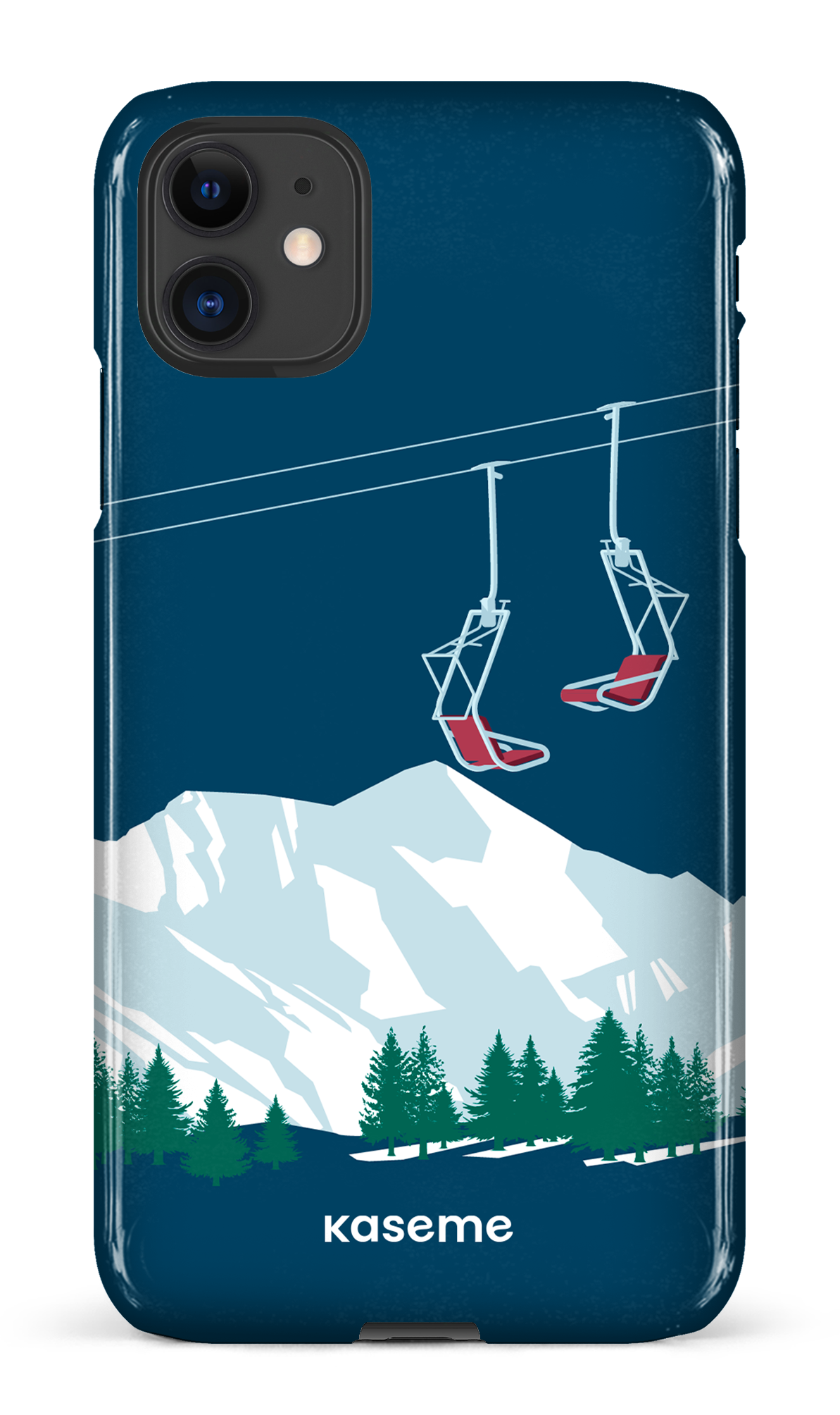 Ski Lift Blue - iPhone 11