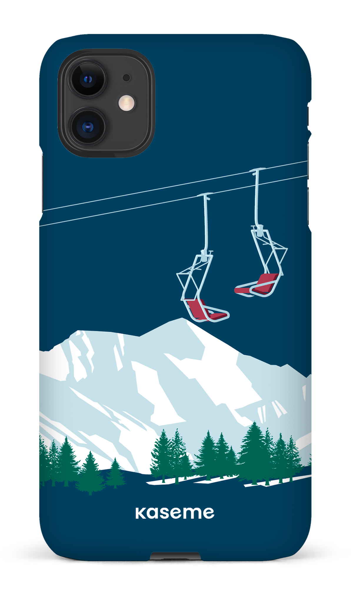 Ski Lift Blue - iPhone 11