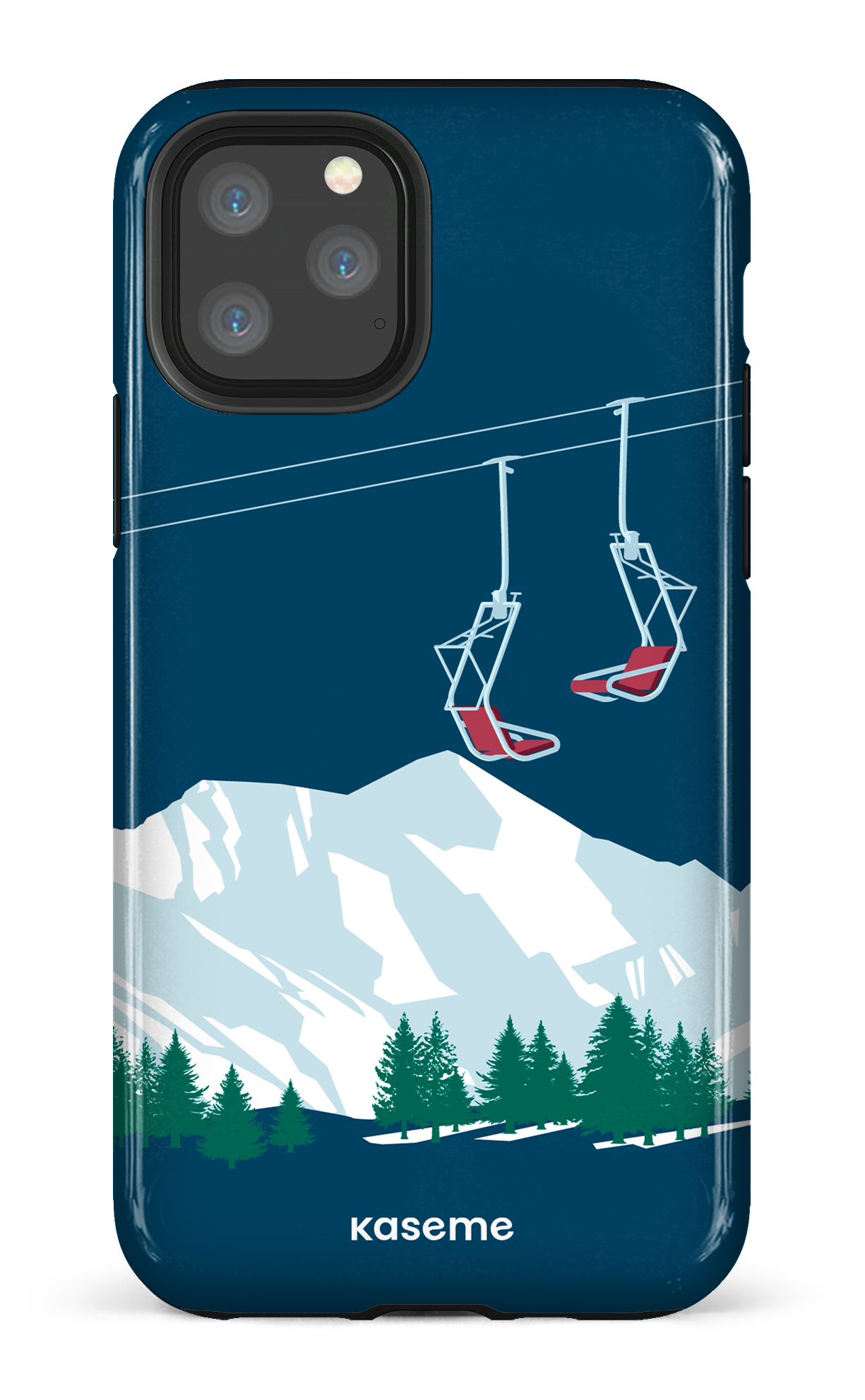 Ski Lift Blue - iPhone 11 Pro