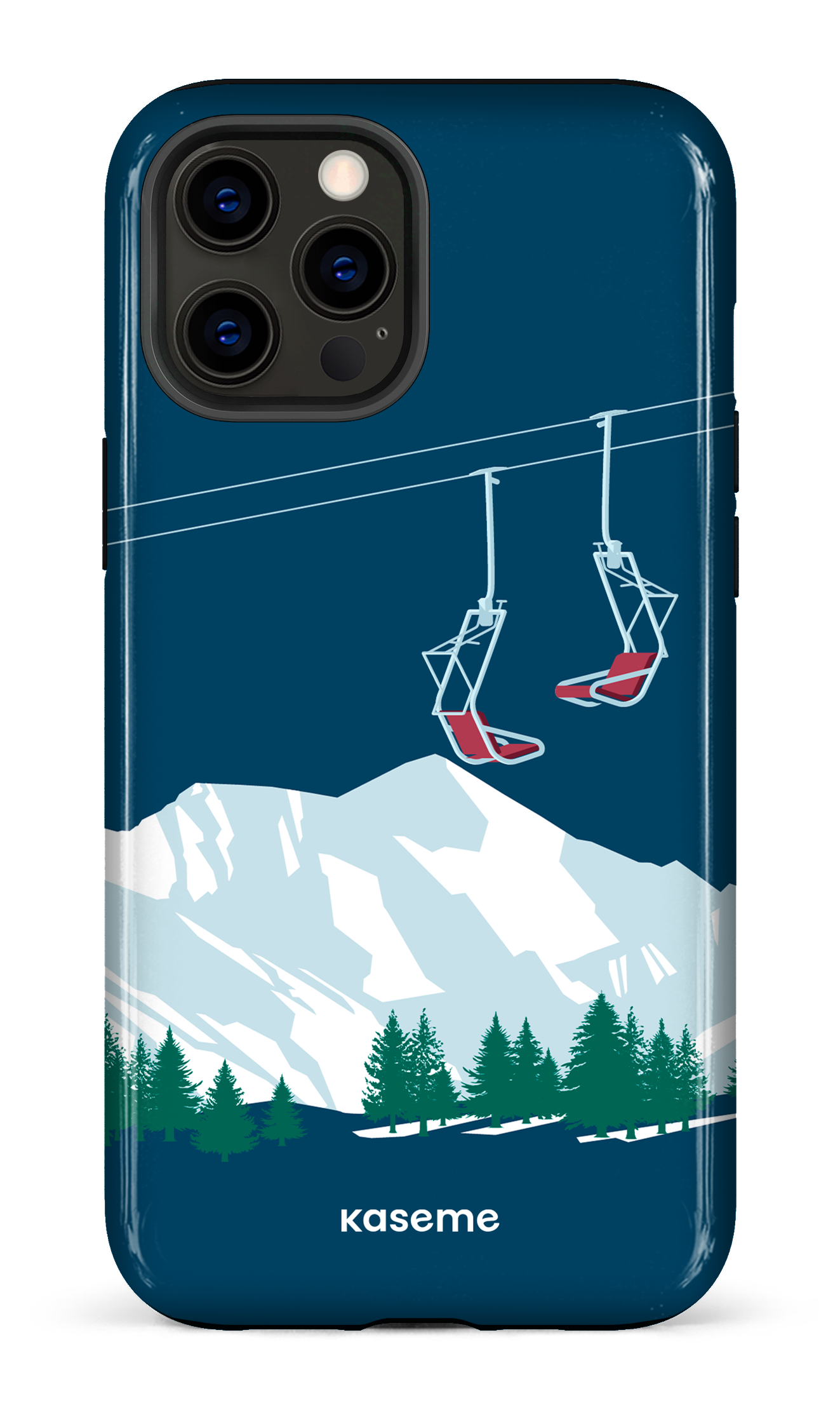 Ski Lift Blue - iPhone 12 Pro Max