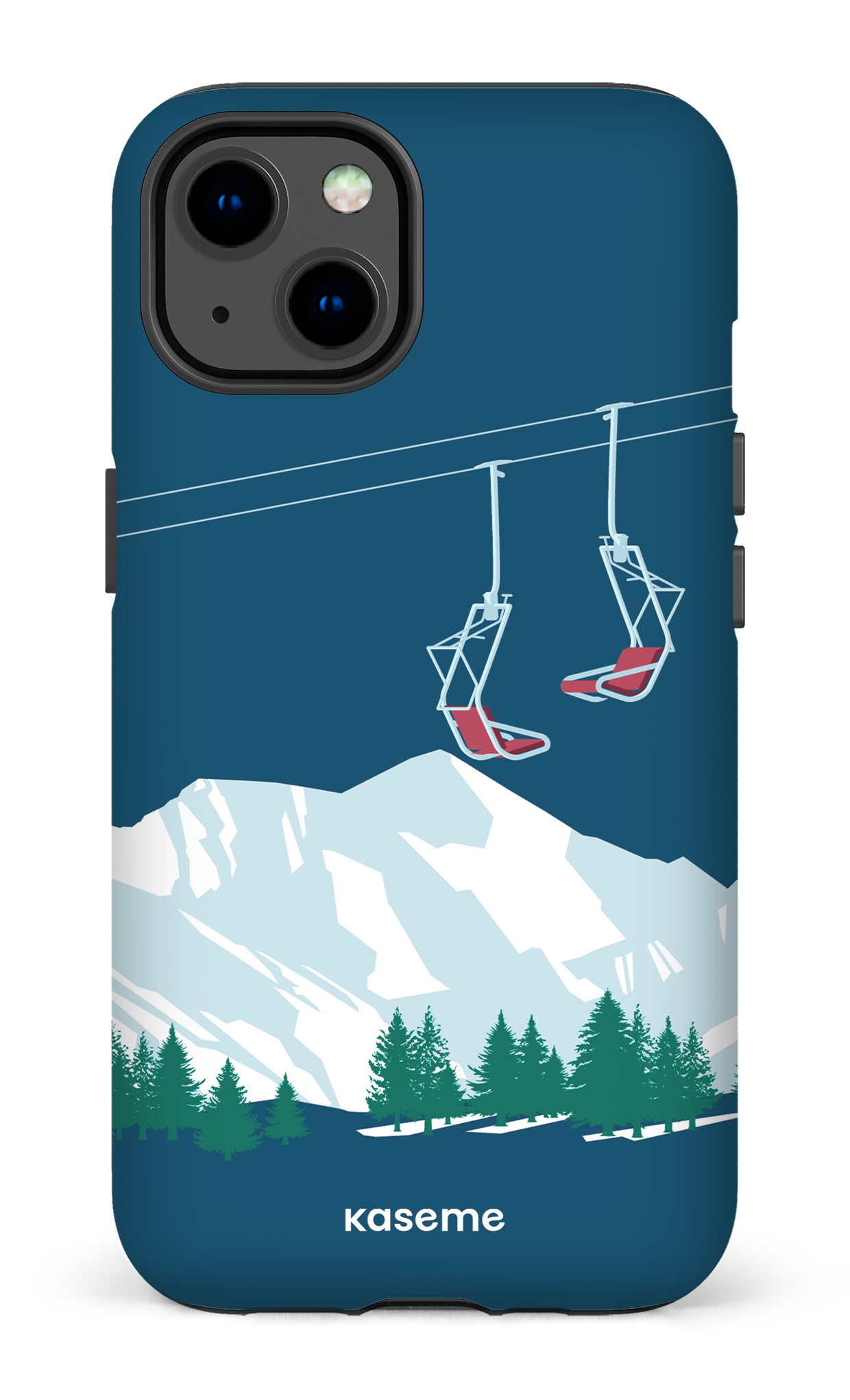 Ski Lift Blue - iPhone 13
