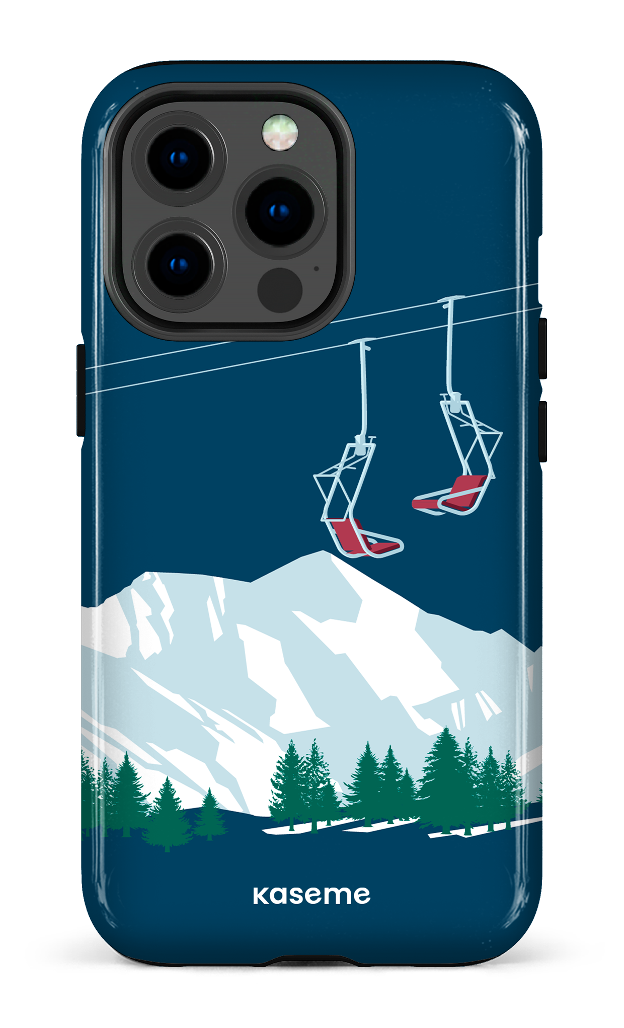 Ski Lift Blue - iPhone 13 Pro