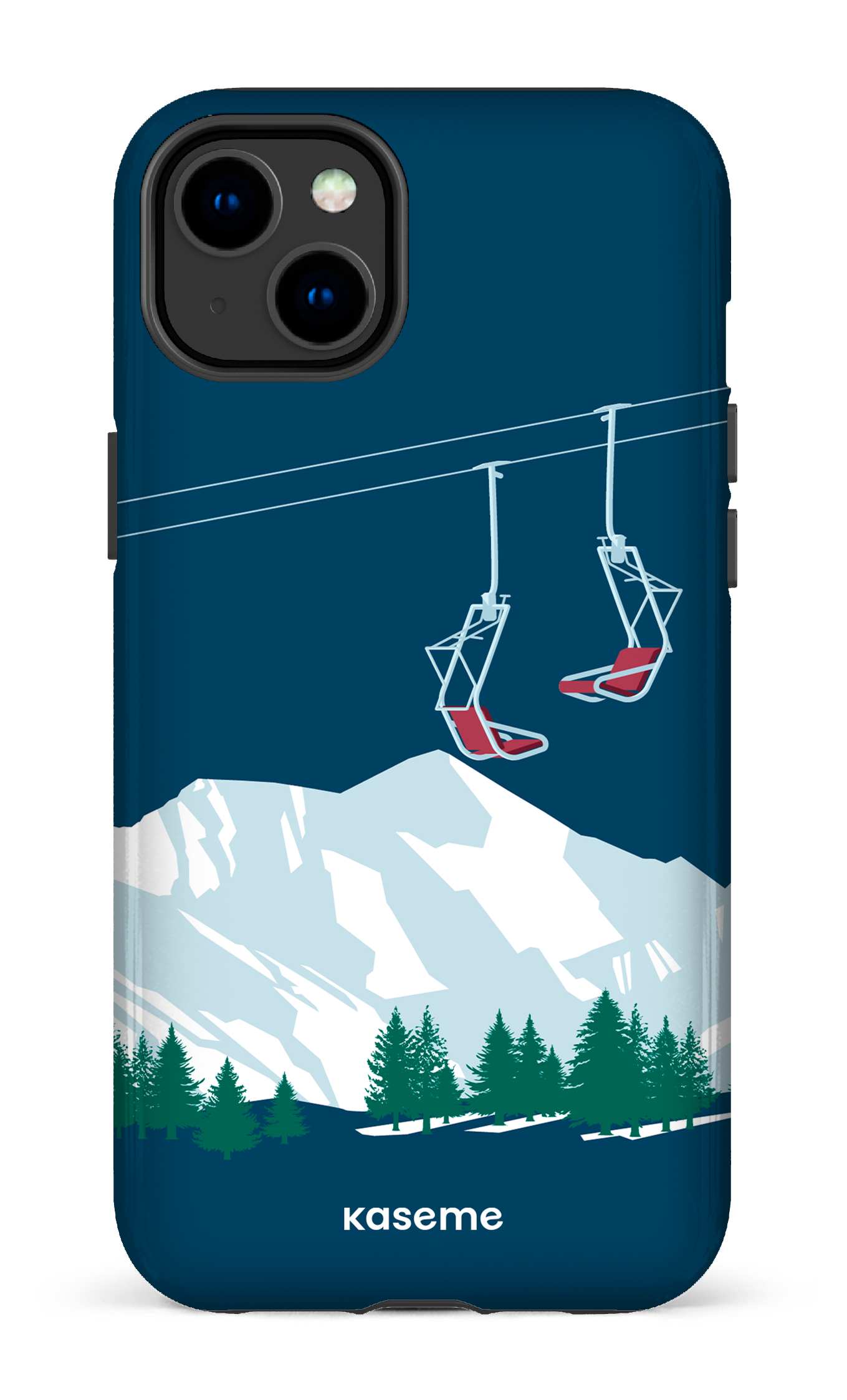 Ski Lift Blue - iPhone 14 Plus