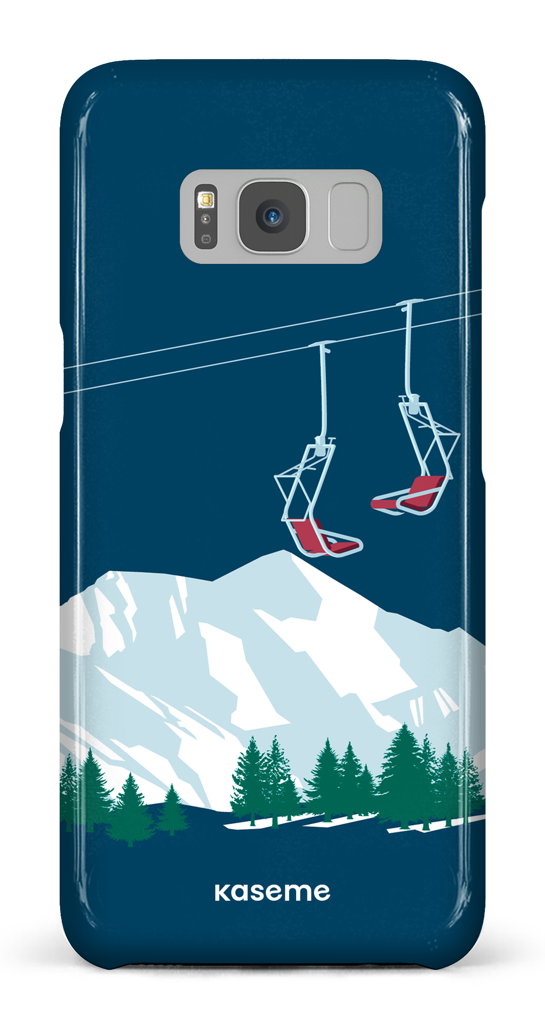 Ski Lift Blue - Galaxy S8
