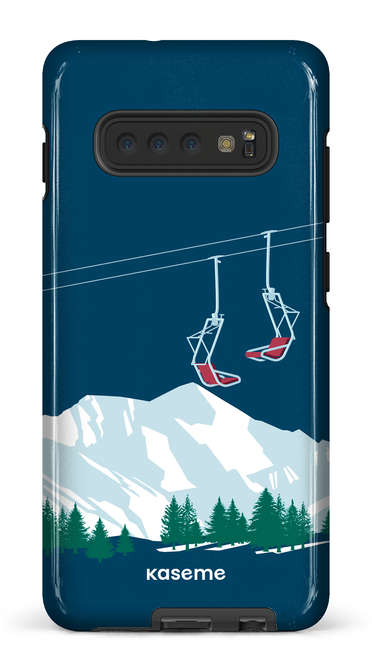 Ski Lift Blue - Galaxy S10 Plus
