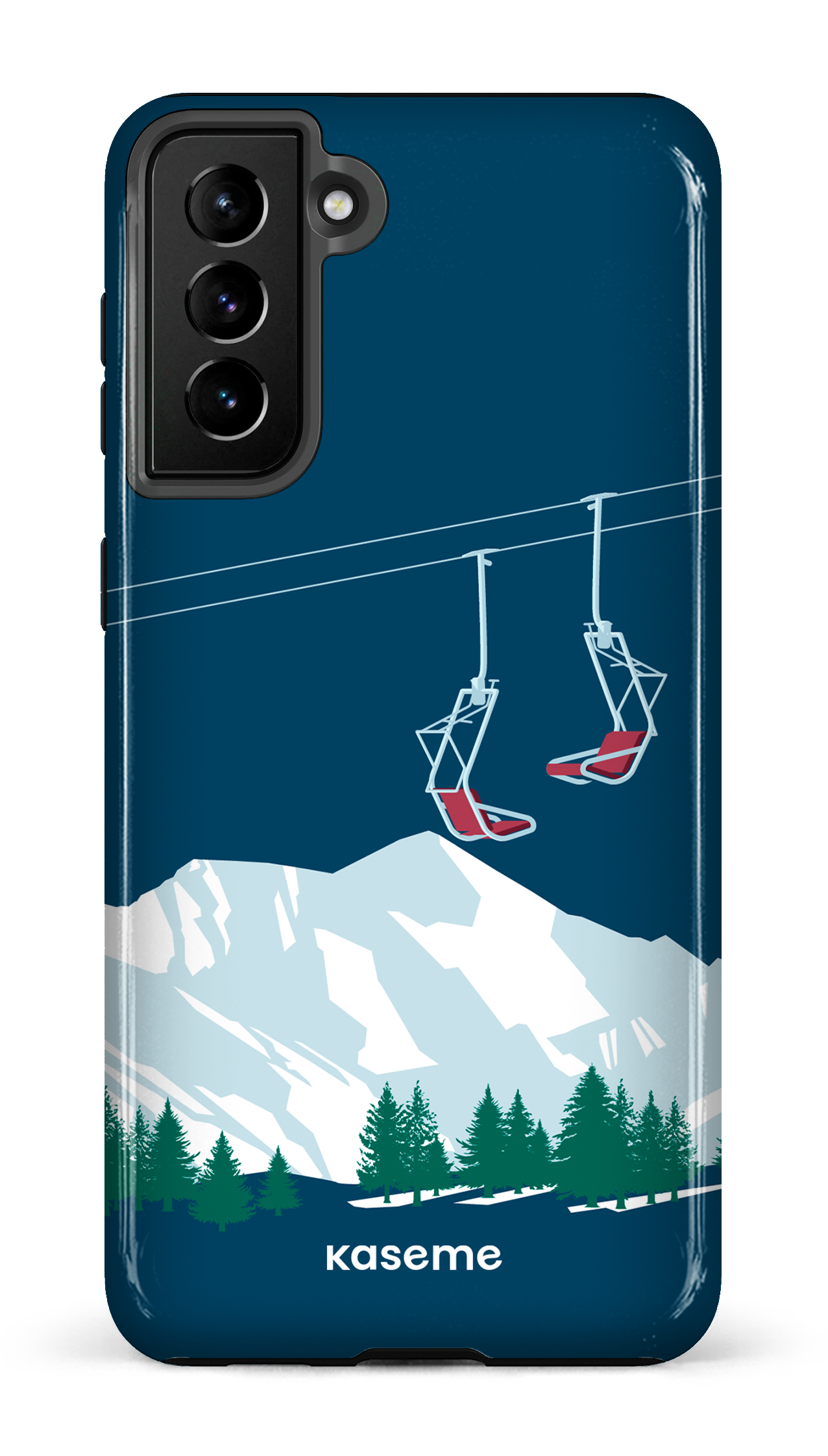 Ski Lift Blue - Galaxy S21 Plus