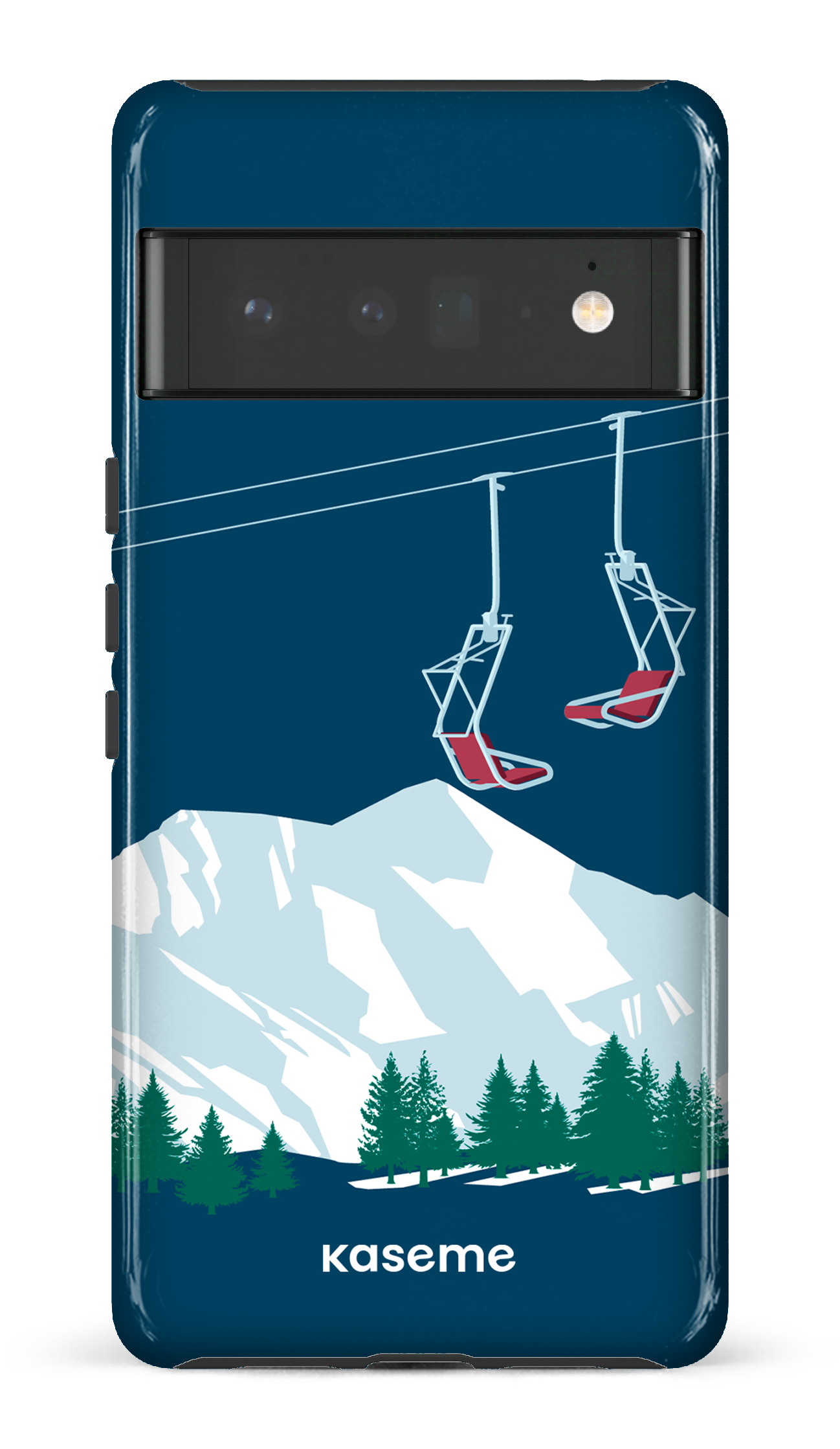 Ski Lift Blue - Google Pixel 6 pro