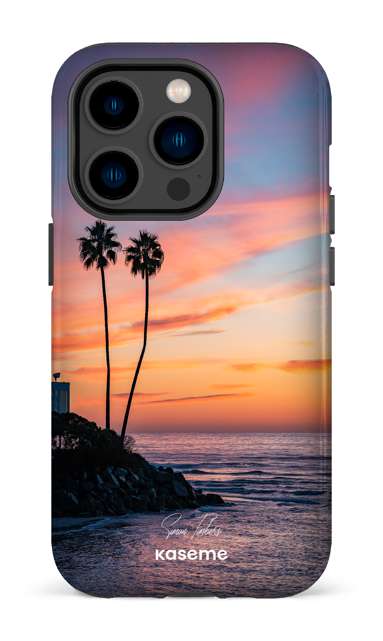 Sunset Palms by Simon Timbers - iPhone 14 Pro