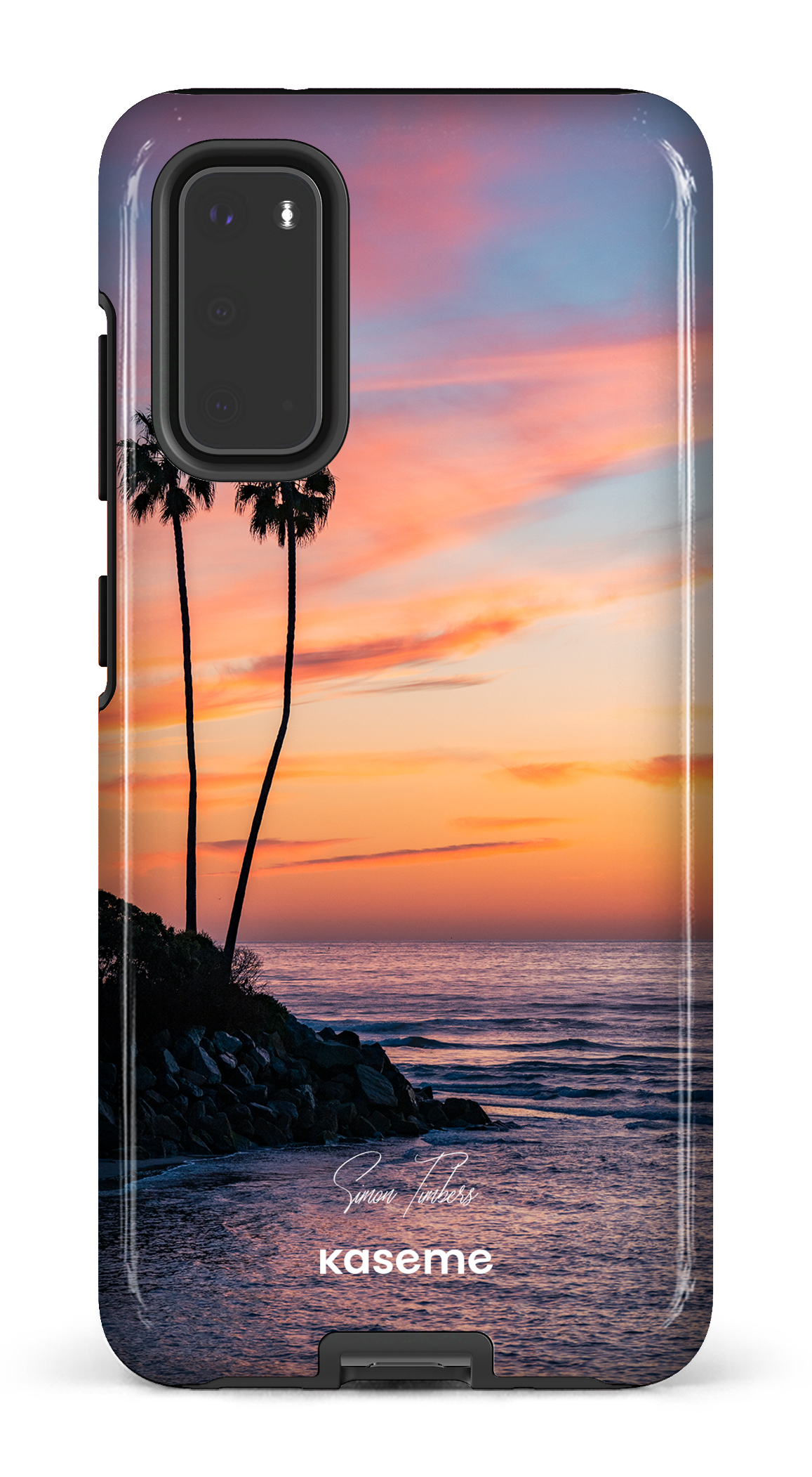 Sunset Palms by Simon Timbers - Galaxy S20
